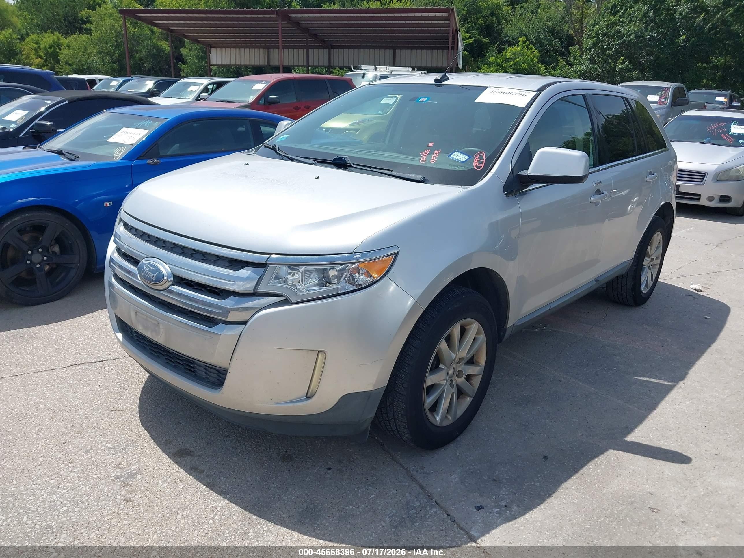 2011 Ford Edge Limited Silver vin: 2FMDK3KC1BBA16810
