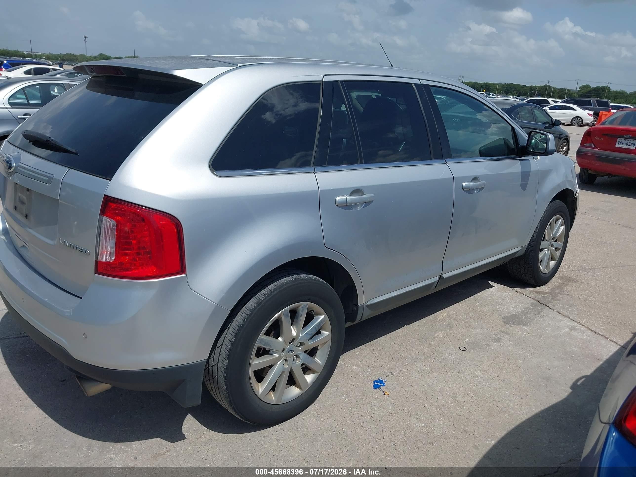 2011 Ford Edge Limited Silver vin: 2FMDK3KC1BBA16810