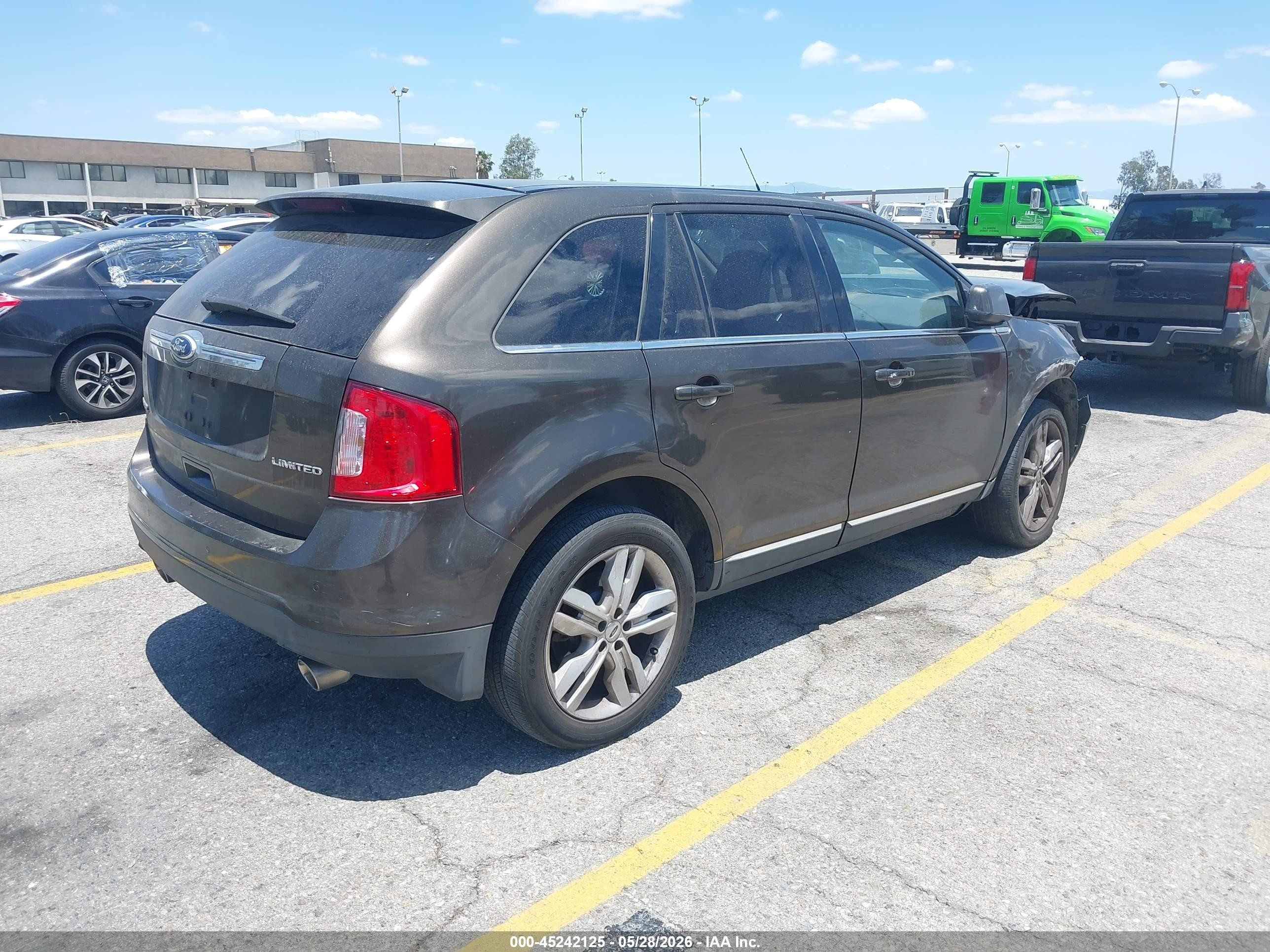 2011 Ford Edge Limited Brown vin: 2FMDK3KC1BBA31565