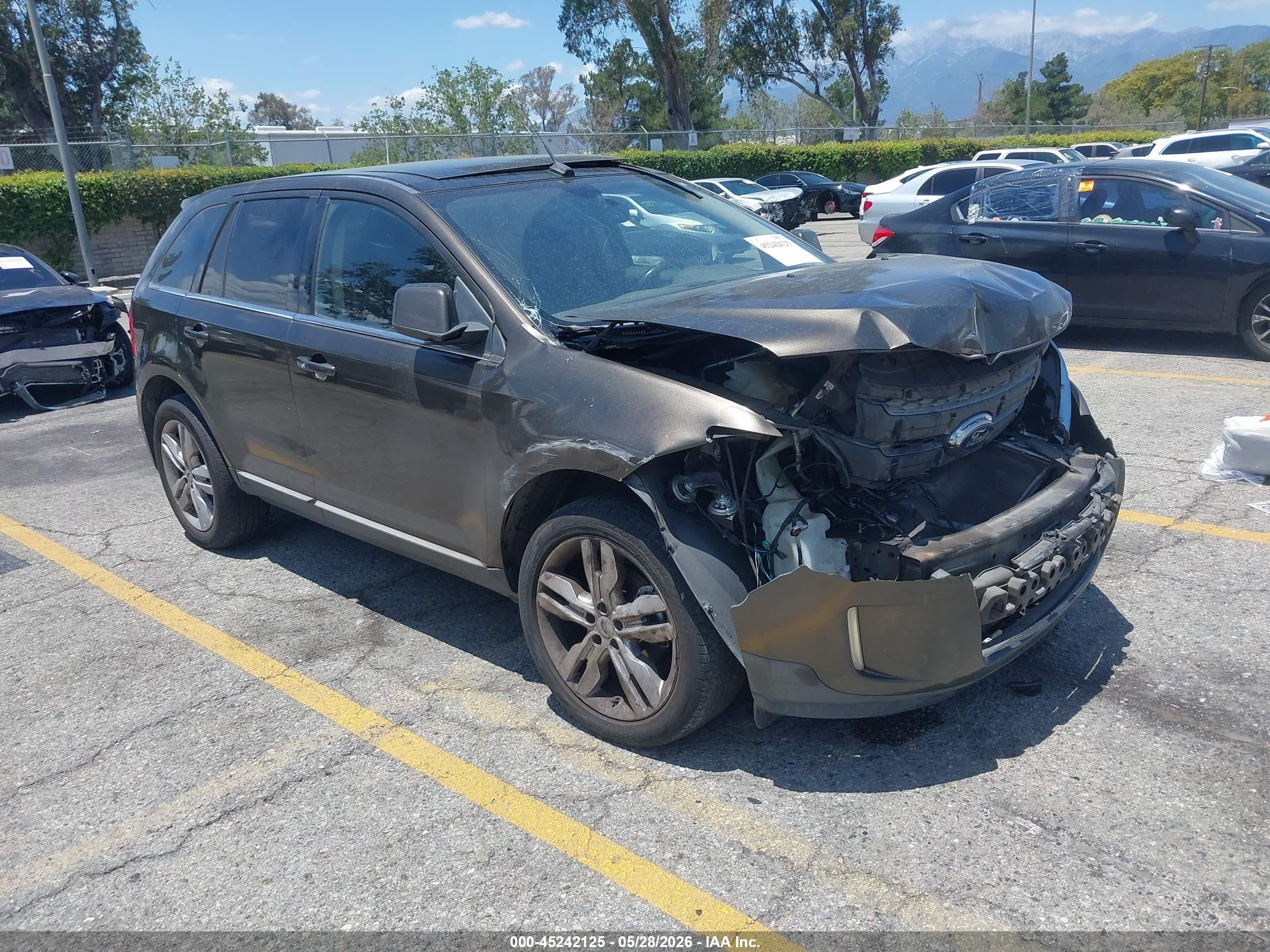 2011 Ford Edge Limited Brown vin: 2FMDK3KC1BBA31565