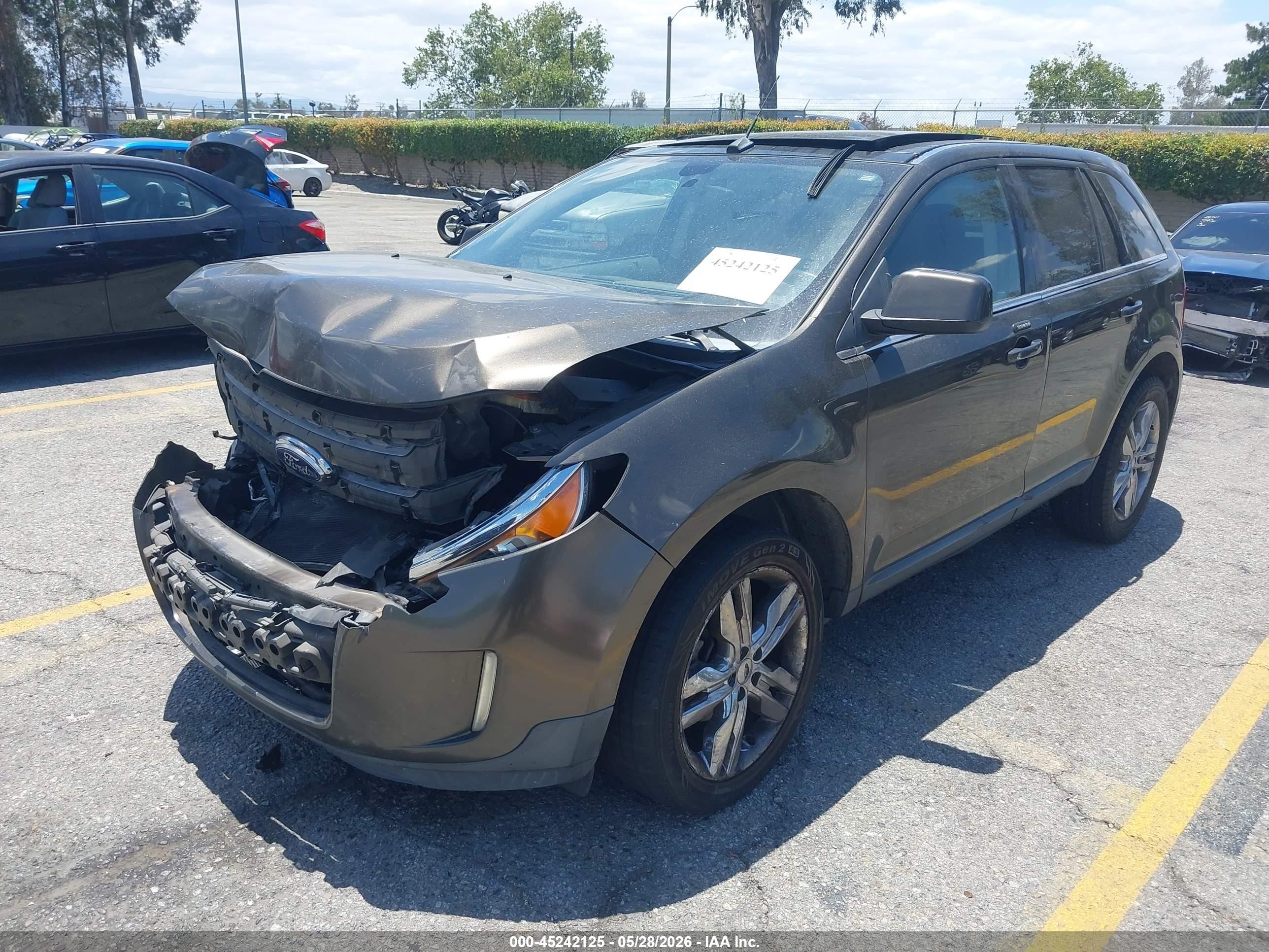 2011 Ford Edge Limited Brown vin: 2FMDK3KC1BBA31565