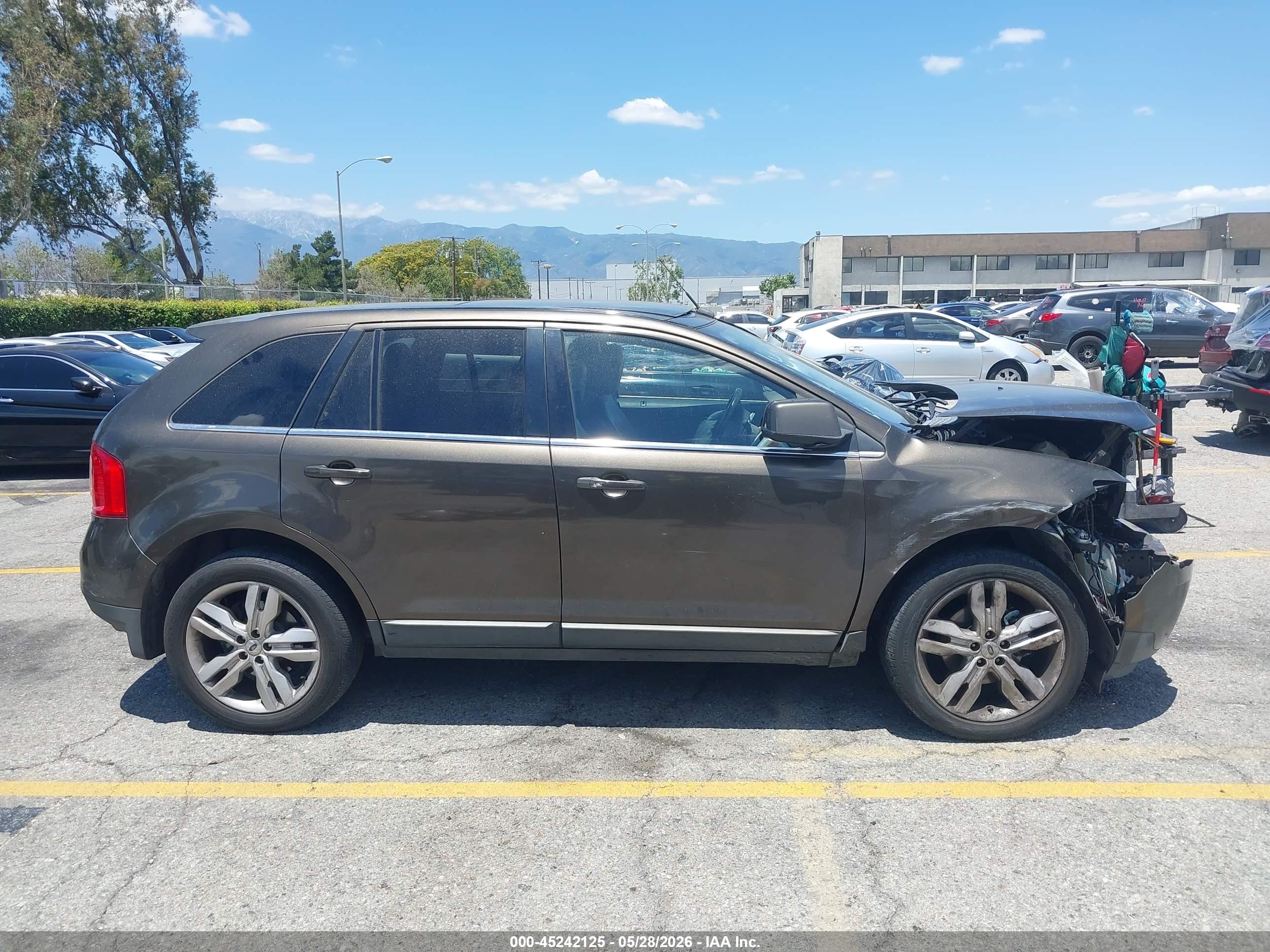2011 Ford Edge Limited Brown vin: 2FMDK3KC1BBA31565