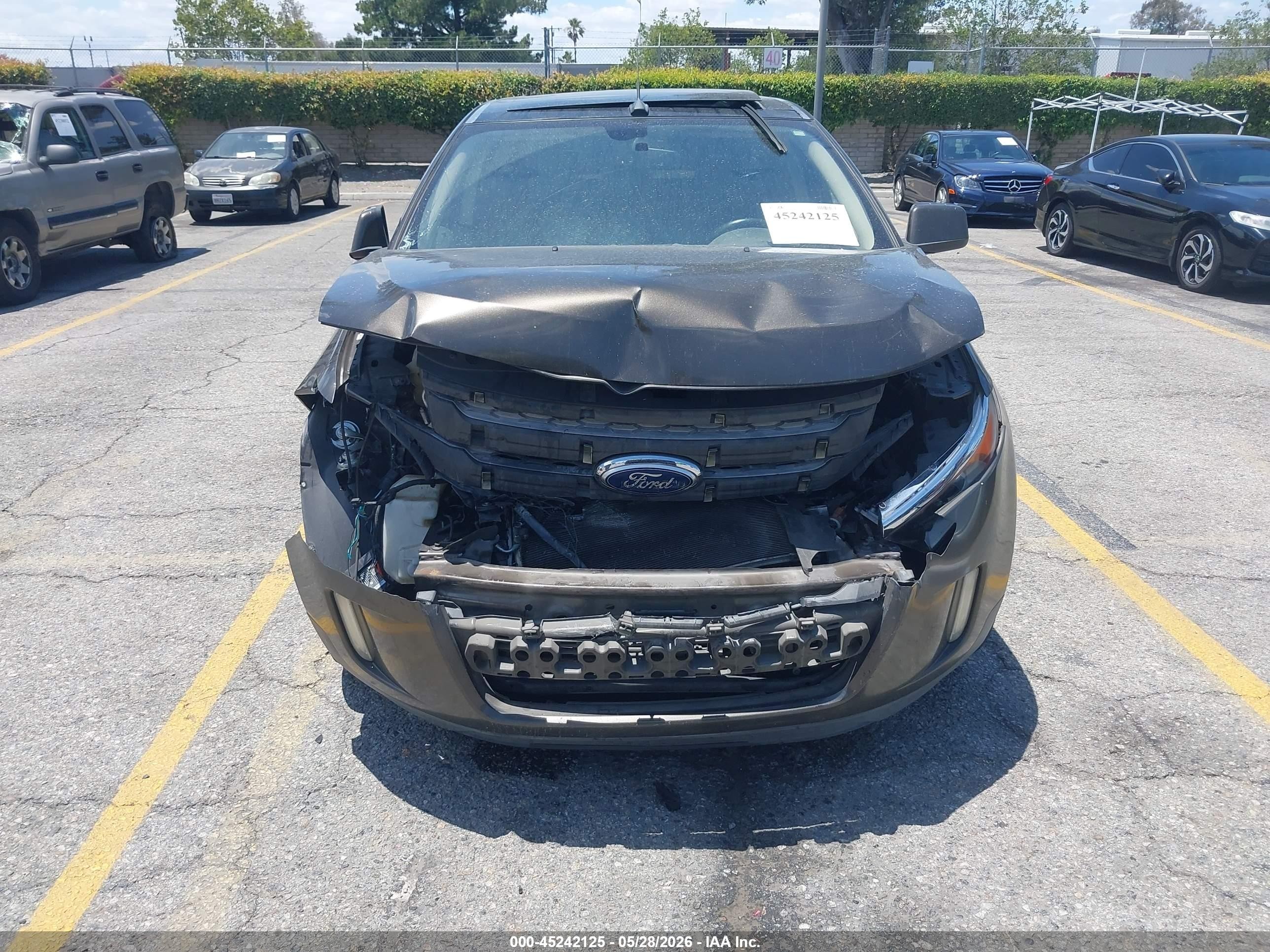 2011 Ford Edge Limited Brown vin: 2FMDK3KC1BBA31565