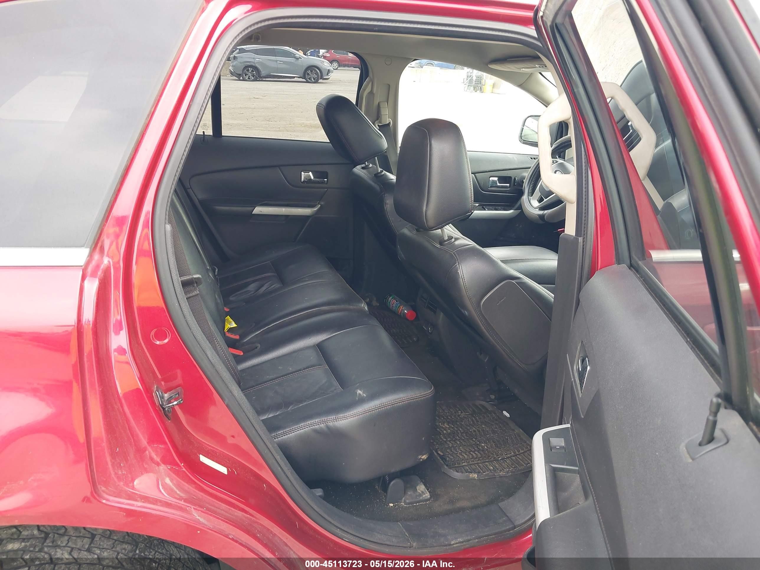 2011 Ford Edge Limited Red vin: 2FMDK3KC1BBA43456