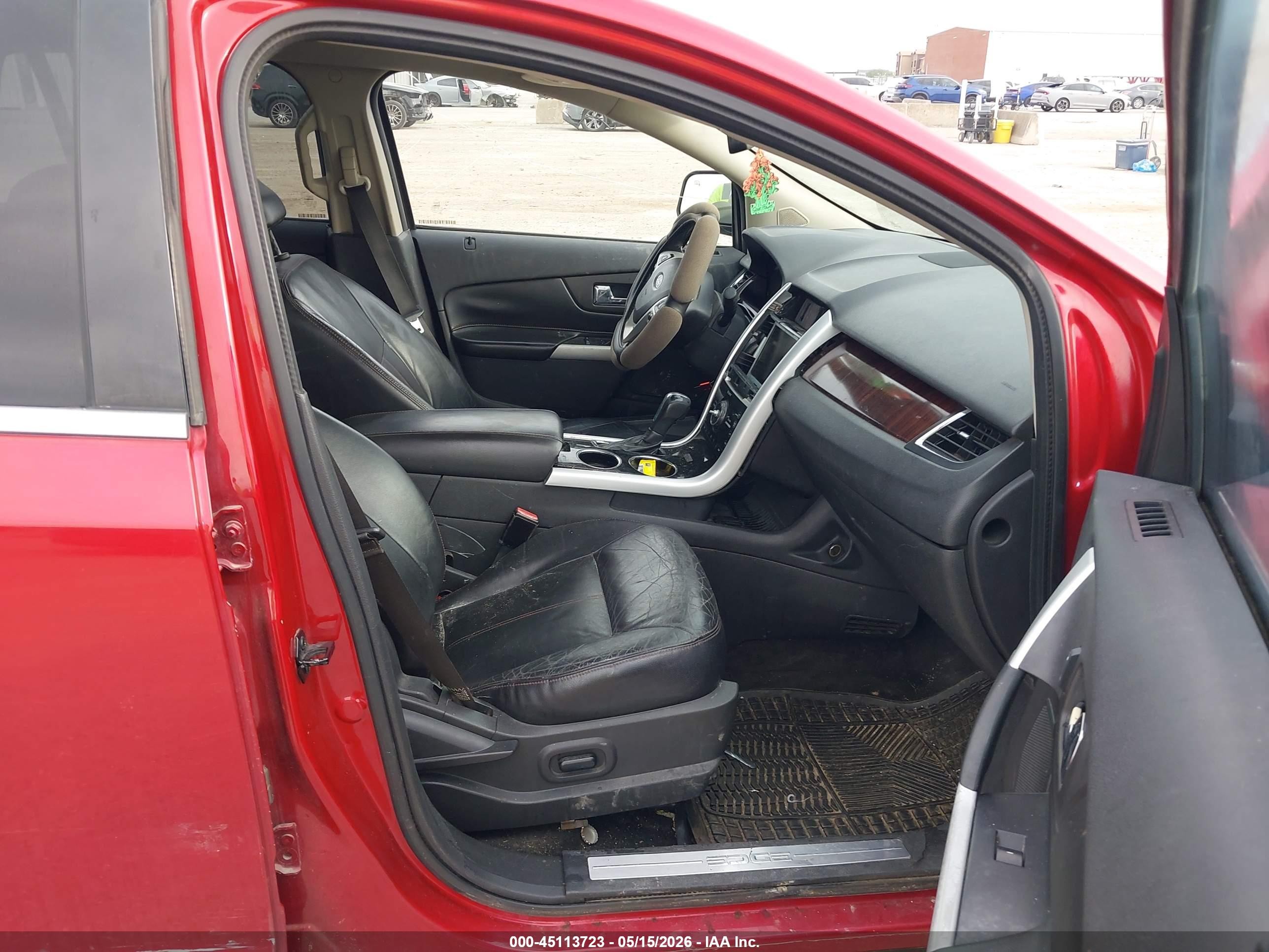 2011 Ford Edge Limited Red vin: 2FMDK3KC1BBA43456