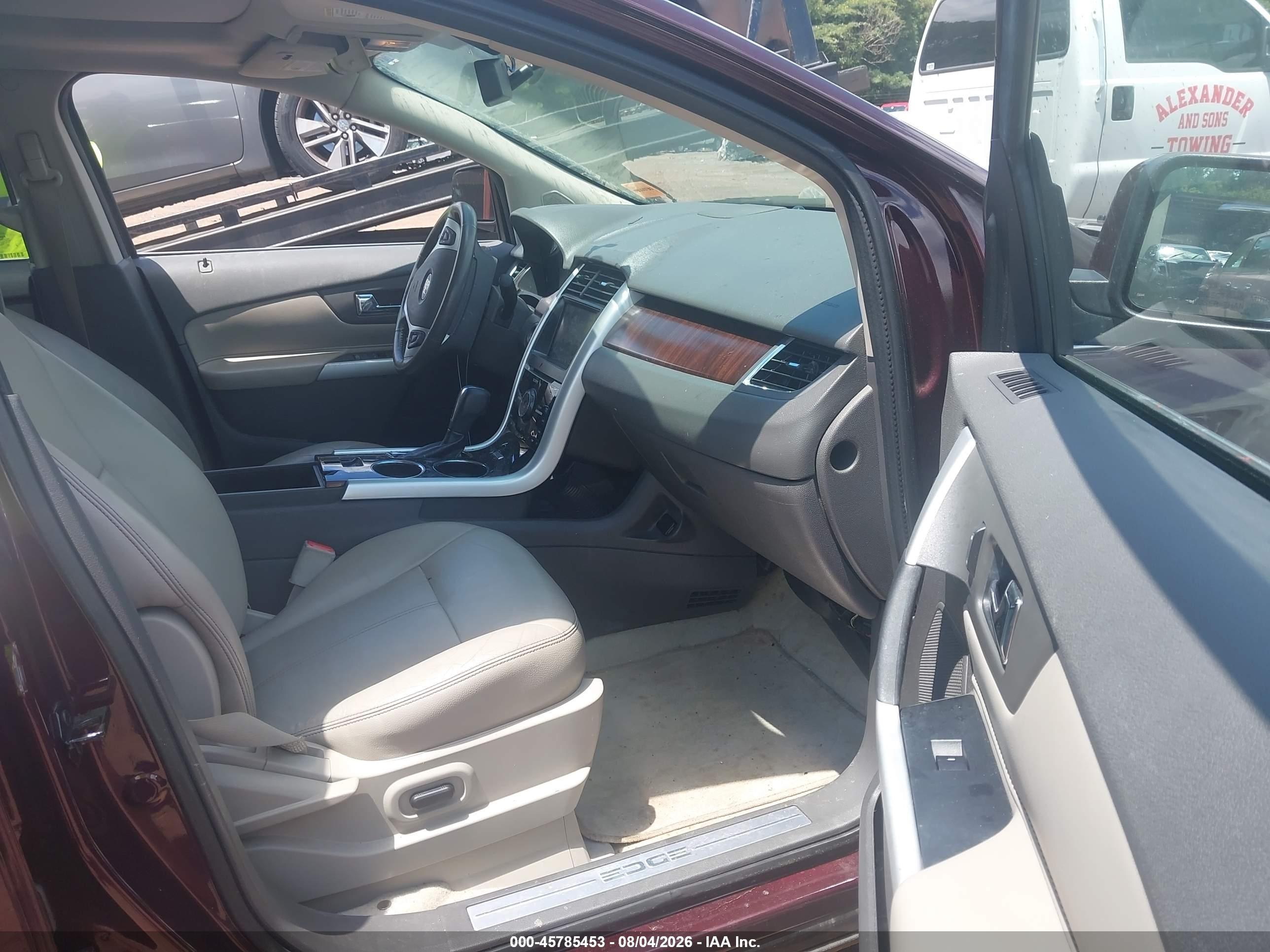 2011 Ford Edge Limited Бордовый vin: 2FMDK3KC1BBA46938