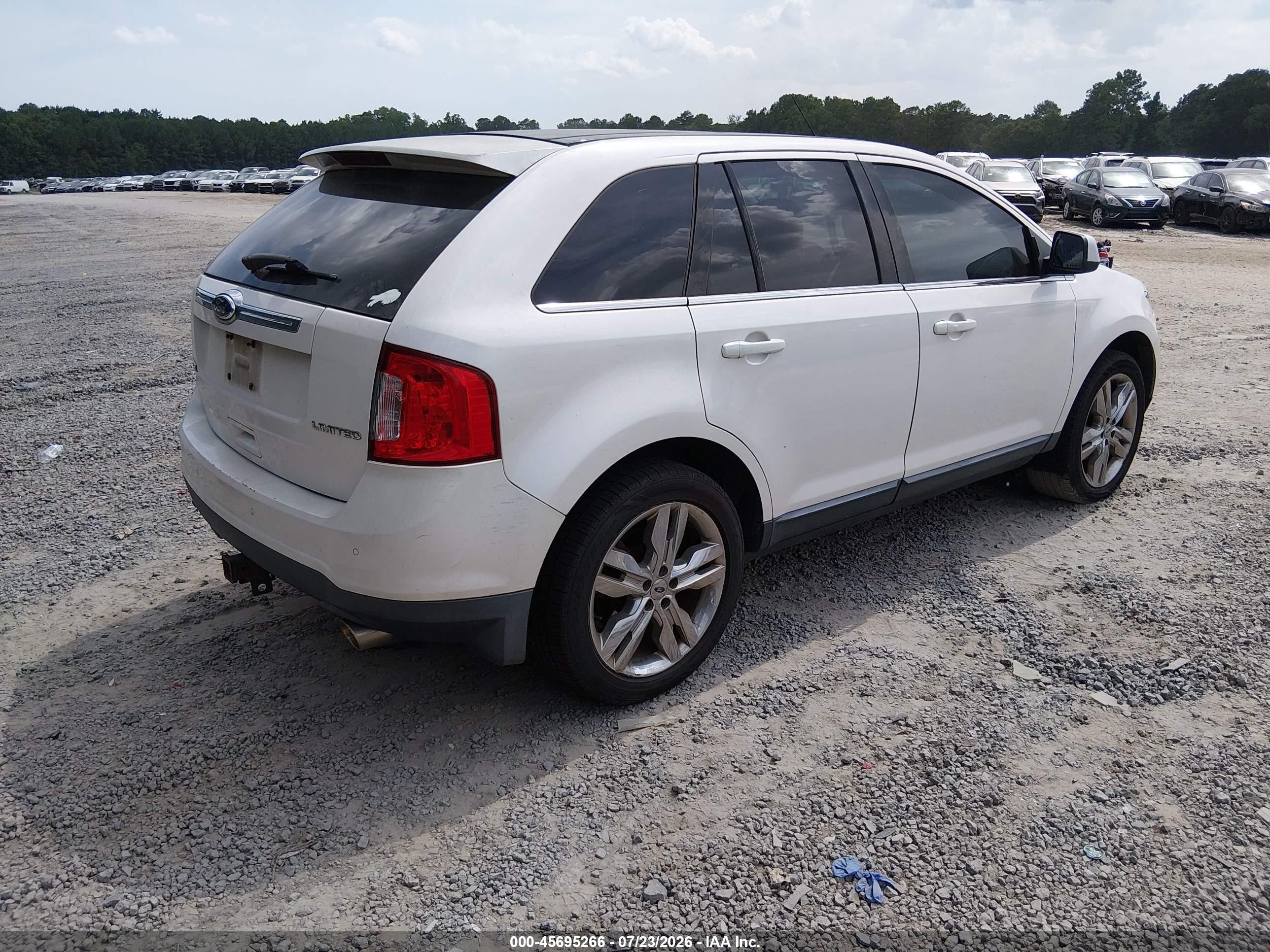 2011 Ford Edge Limited Белый vin: 2FMDK3KC1BBA69605