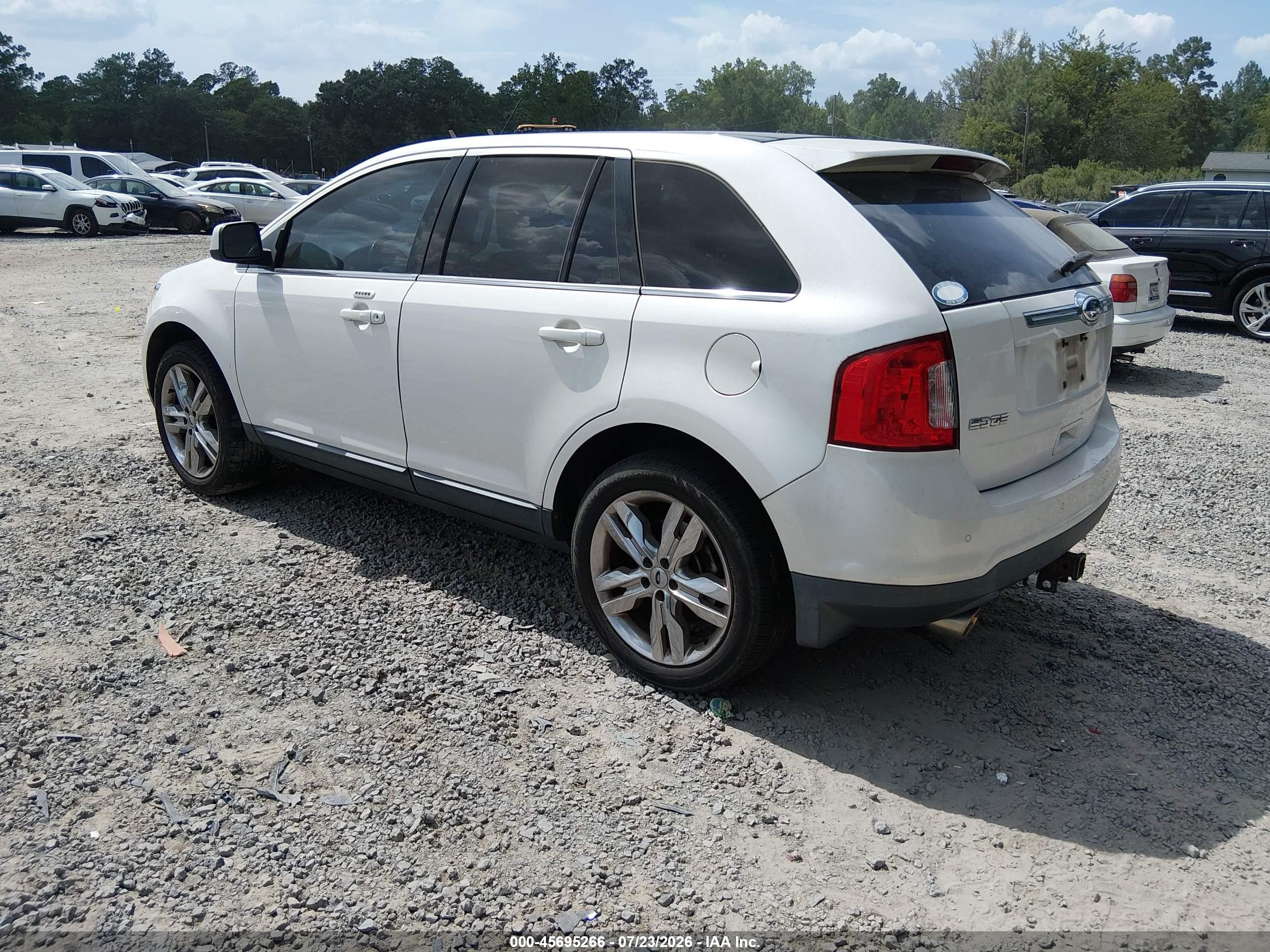 2011 Ford Edge Limited Белый vin: 2FMDK3KC1BBA69605