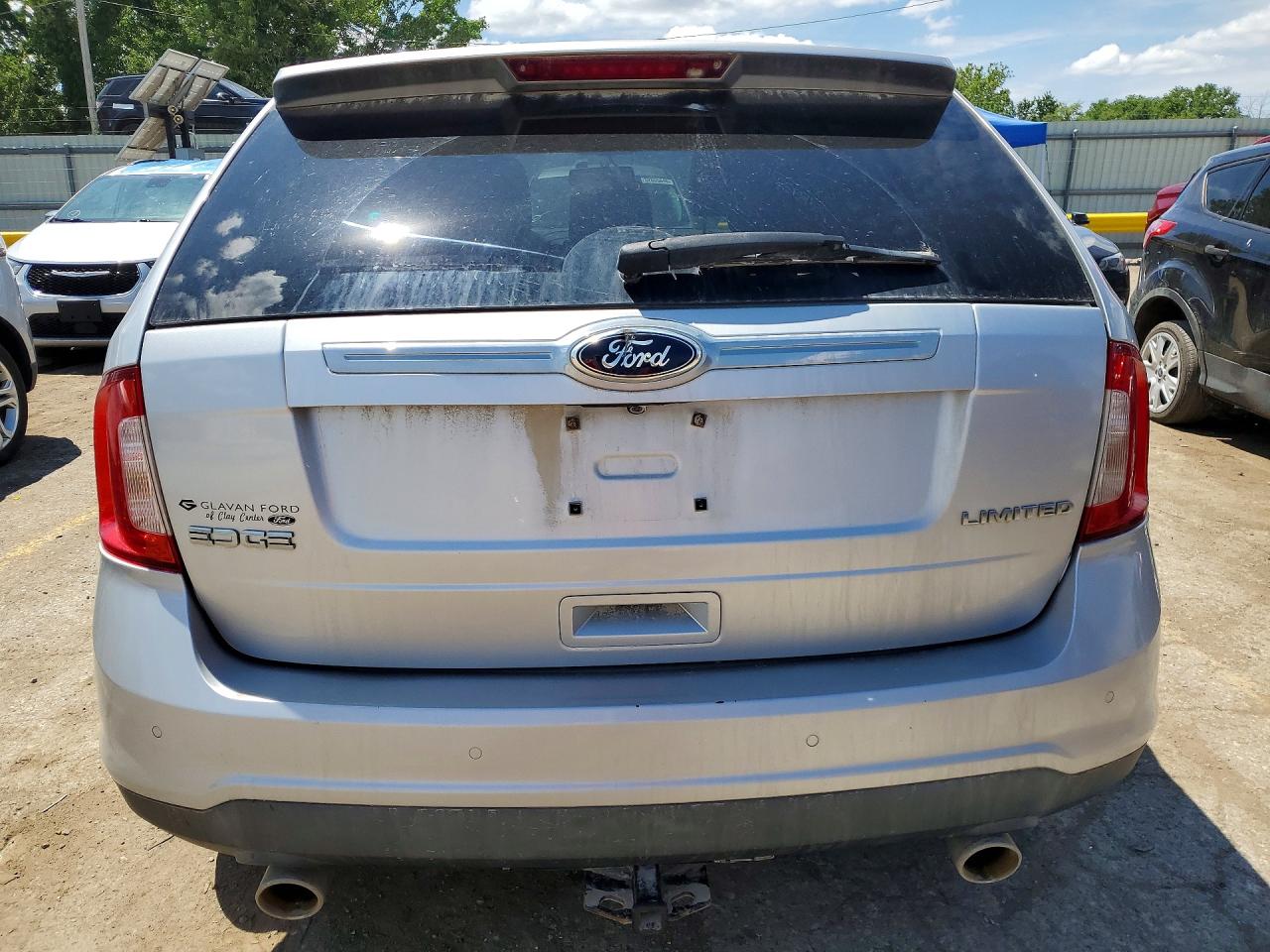 2011 Ford Edge Limited Silver vin: 2FMDK3KC1BBA76554