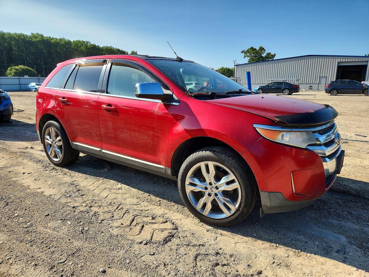 2011 Ford Edge Limited Red vin: 2FMDK3KC1BBA91510