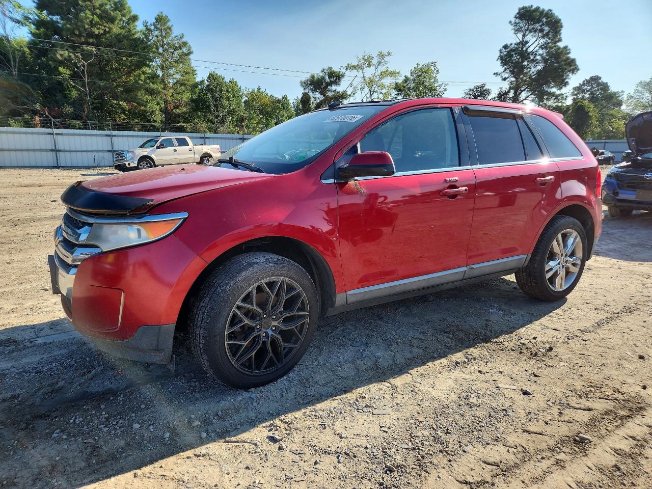2011 Ford Edge Limited Red vin: 2FMDK3KC1BBA91510