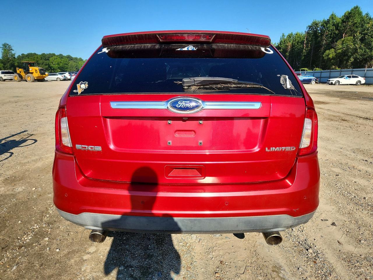 2011 Ford Edge Limited Red vin: 2FMDK3KC1BBA91510