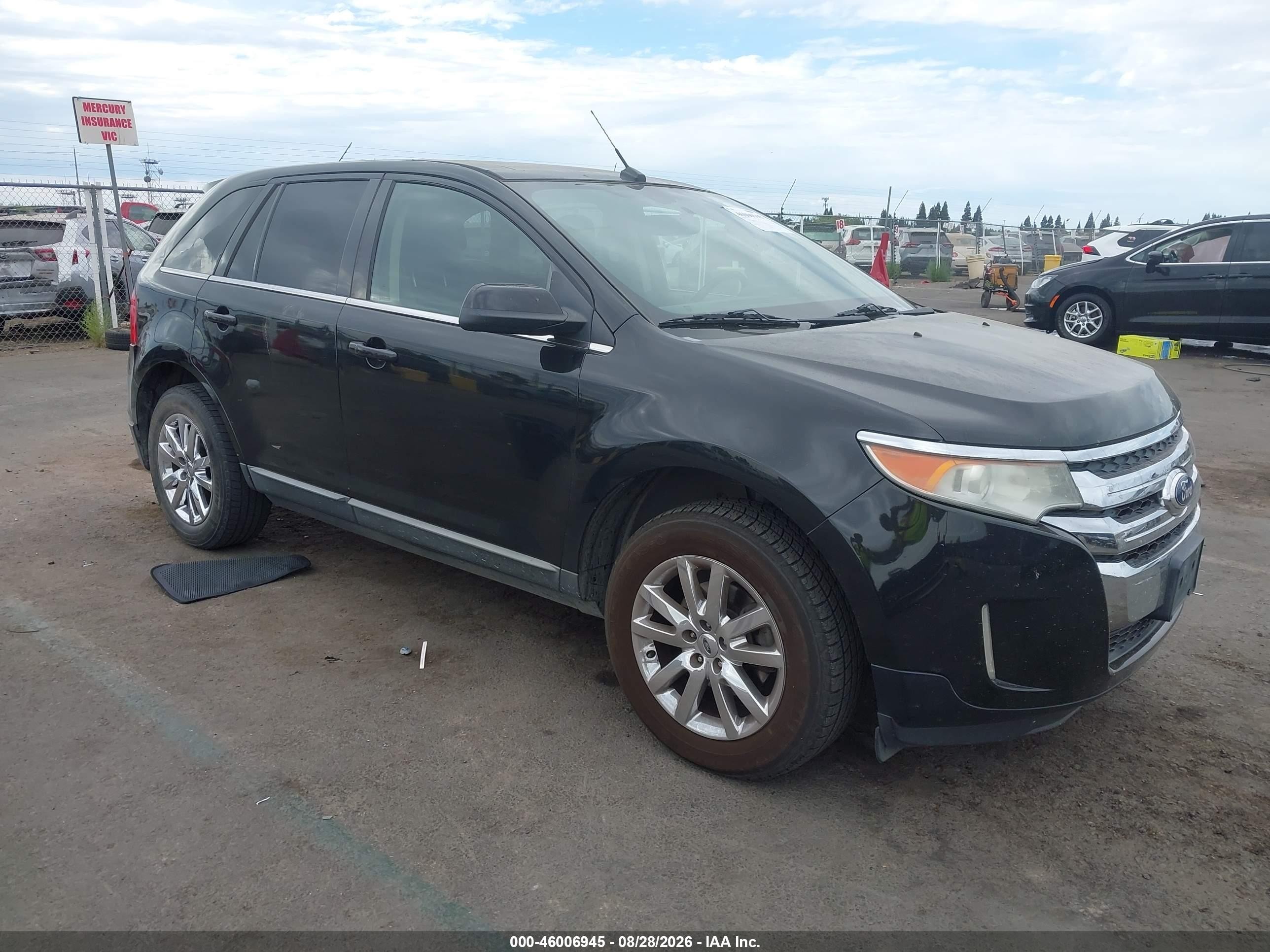 2011 Ford Edge Limited Black vin: 2FMDK3KC1BBB03946