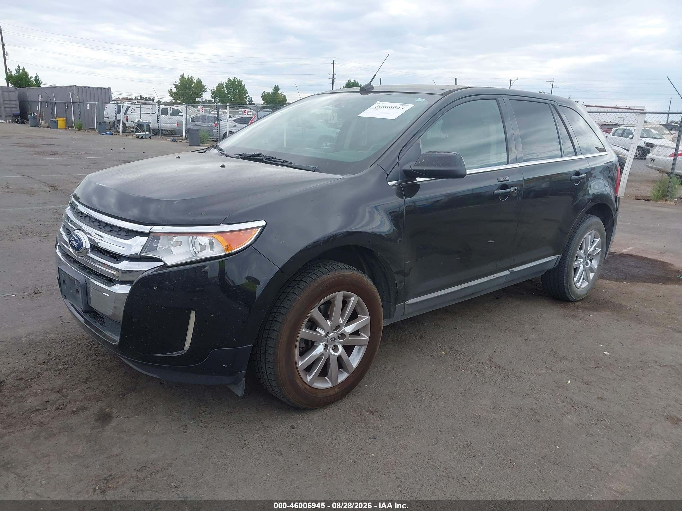 2011 Ford Edge Limited Black vin: 2FMDK3KC1BBB03946