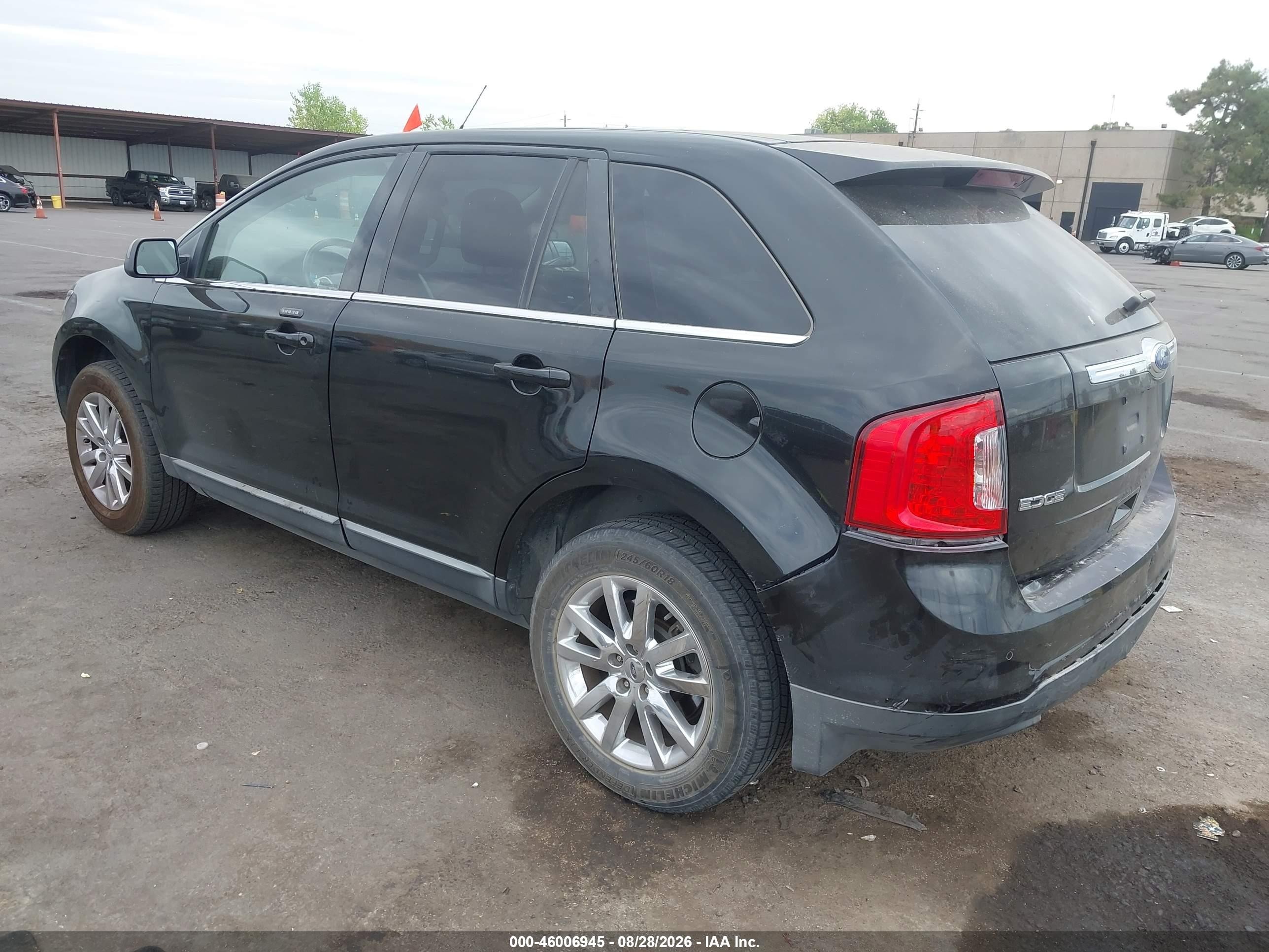 2011 Ford Edge Limited Black vin: 2FMDK3KC1BBB03946