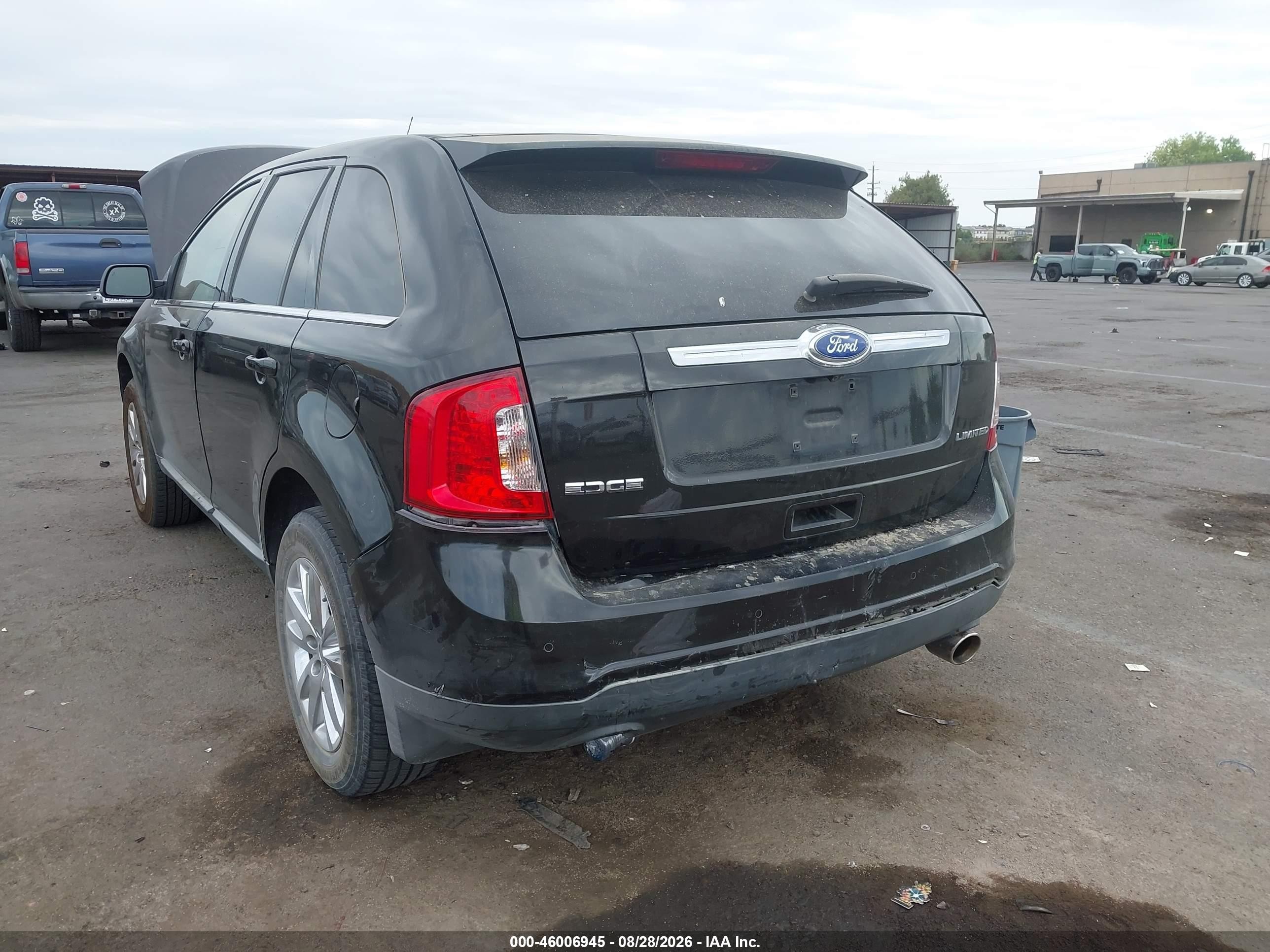 2011 Ford Edge Limited Black vin: 2FMDK3KC1BBB03946