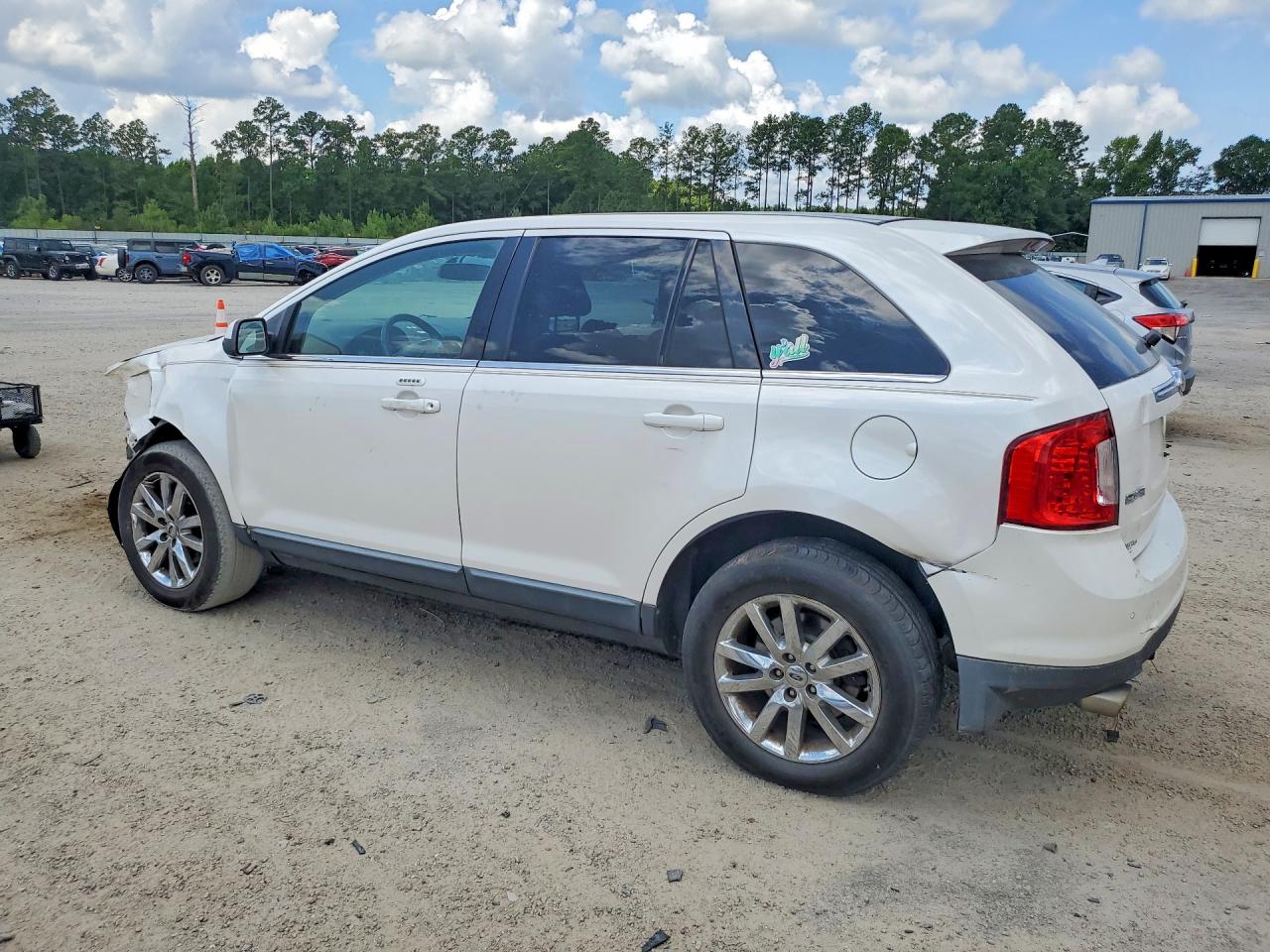 2011 Ford Edge Limited White vin: 2FMDK3KC1BBB42956