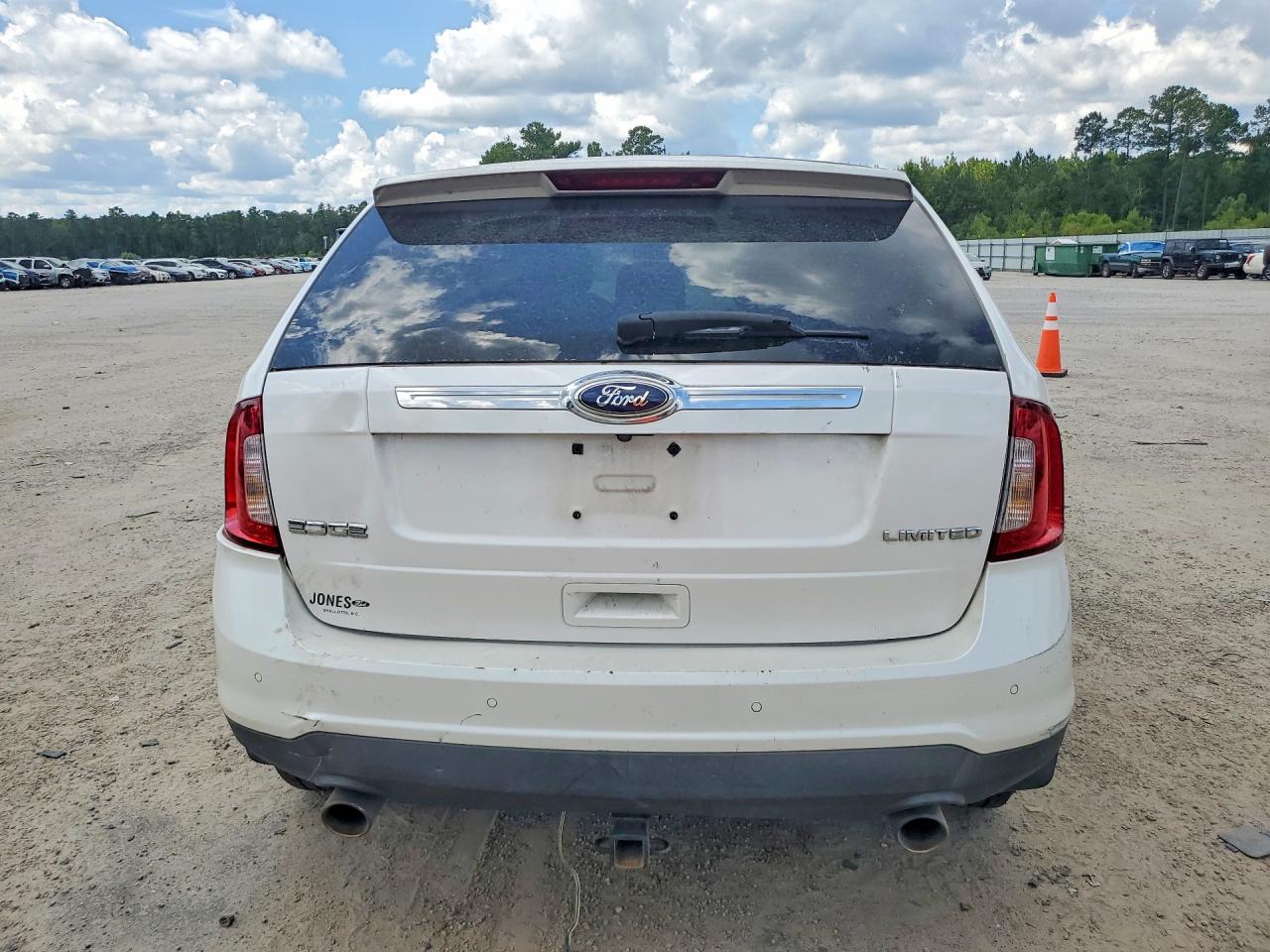 2011 Ford Edge Limited White vin: 2FMDK3KC1BBB42956