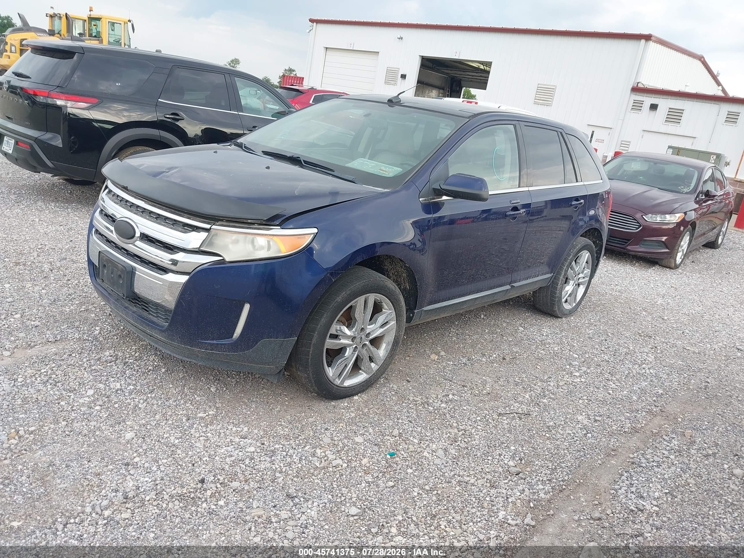 2011 Ford Edge Limited Blue vin: 2FMDK3KC1BBB44142