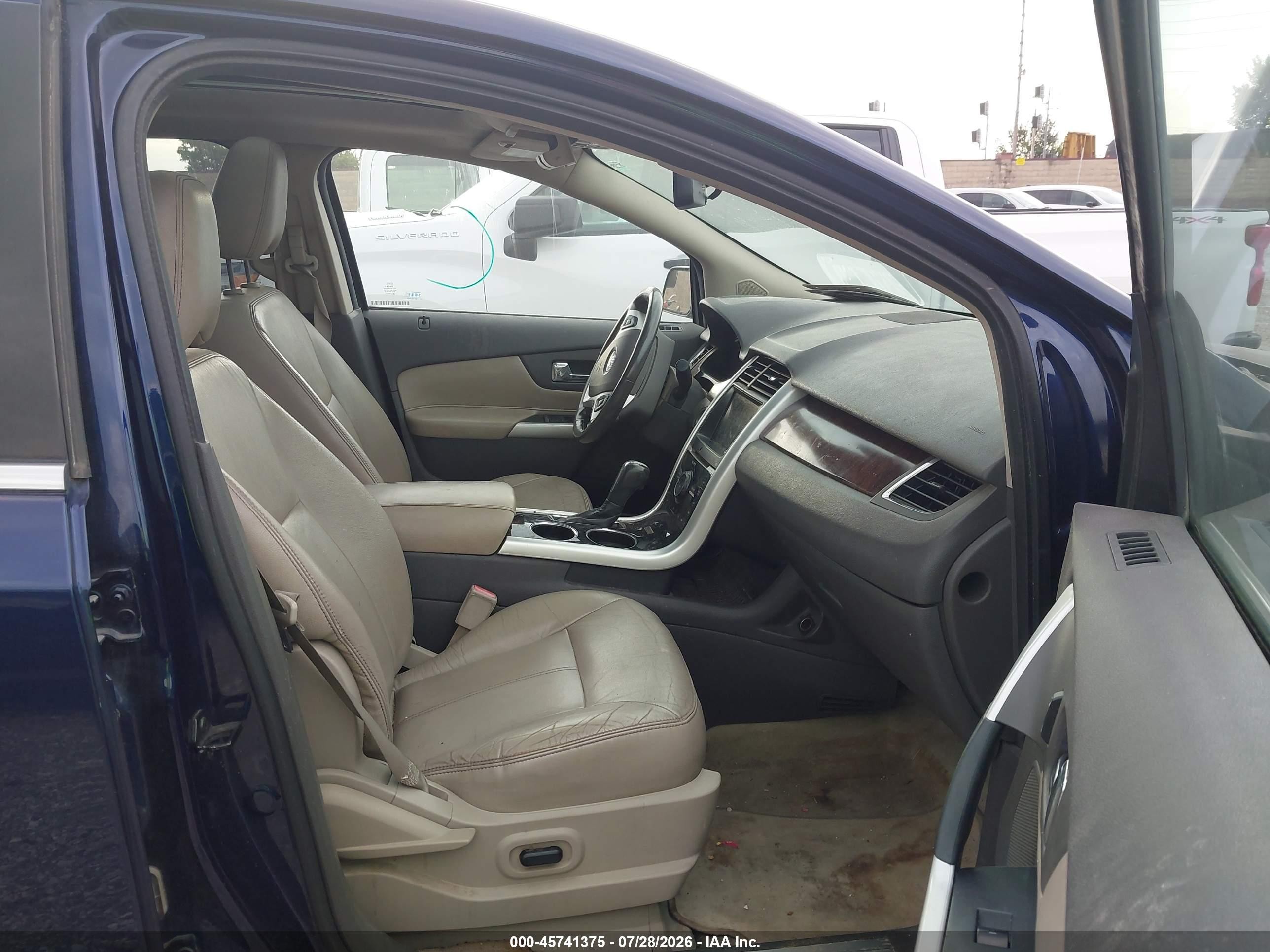 2011 Ford Edge Limited Blue vin: 2FMDK3KC1BBB44142