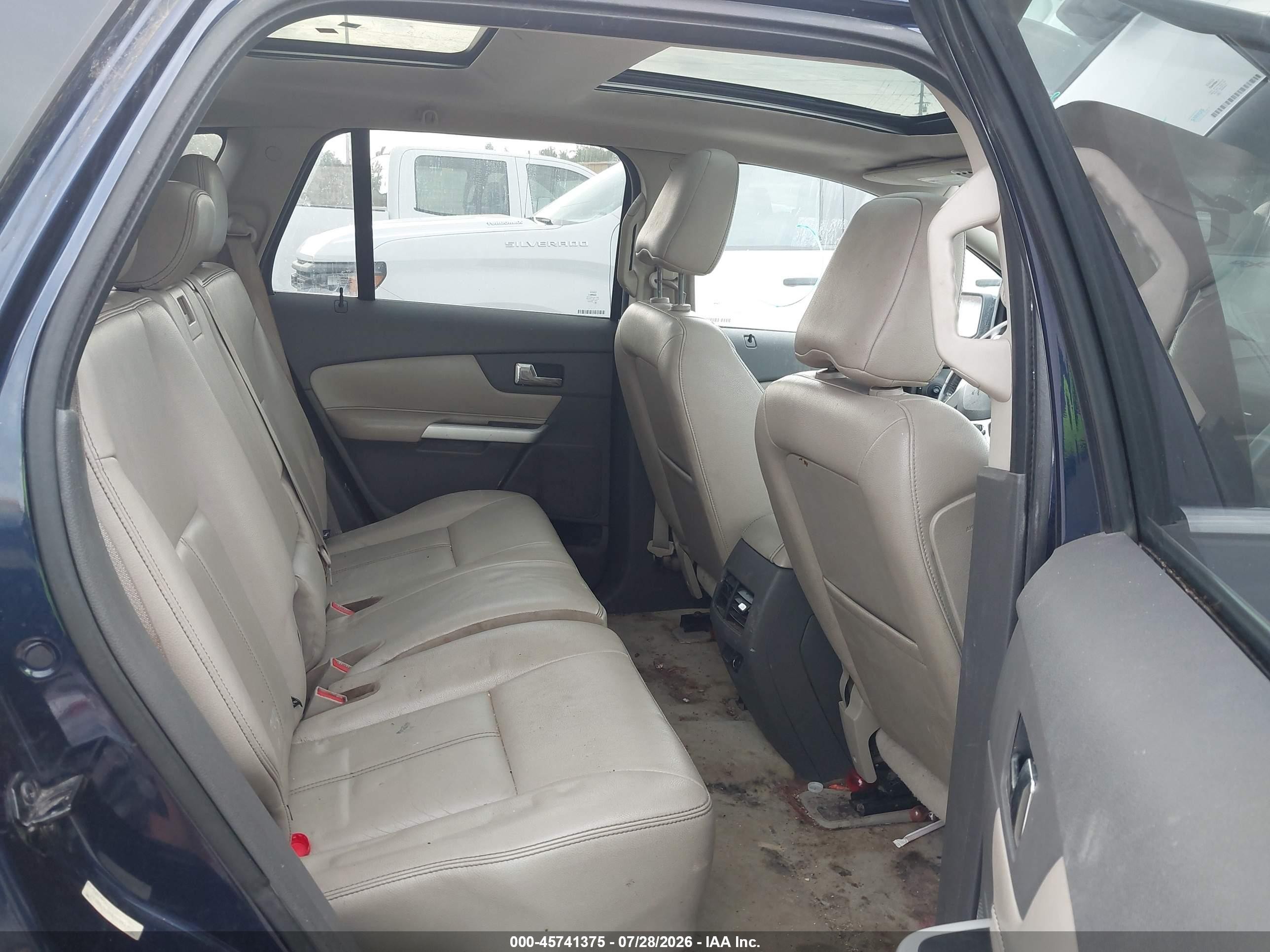 2011 Ford Edge Limited Blue vin: 2FMDK3KC1BBB44142