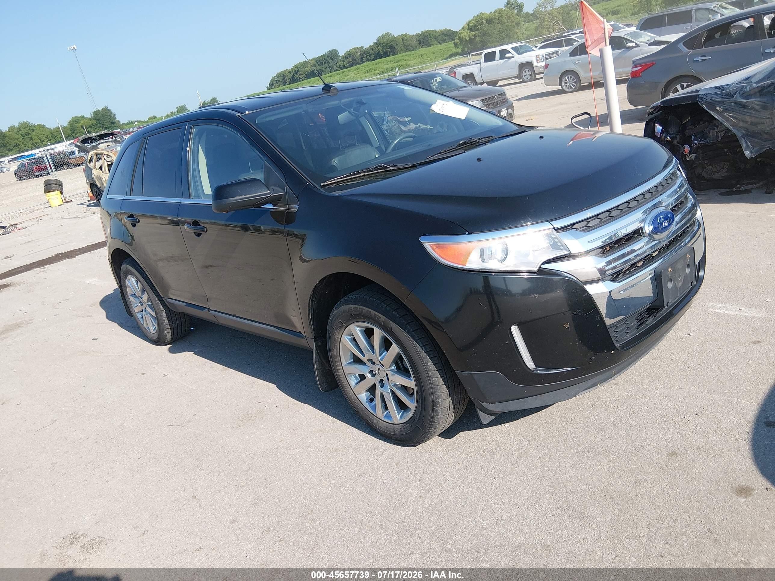 2011 Ford Edge Limited Черный vin: 2FMDK3KC1BBB53827