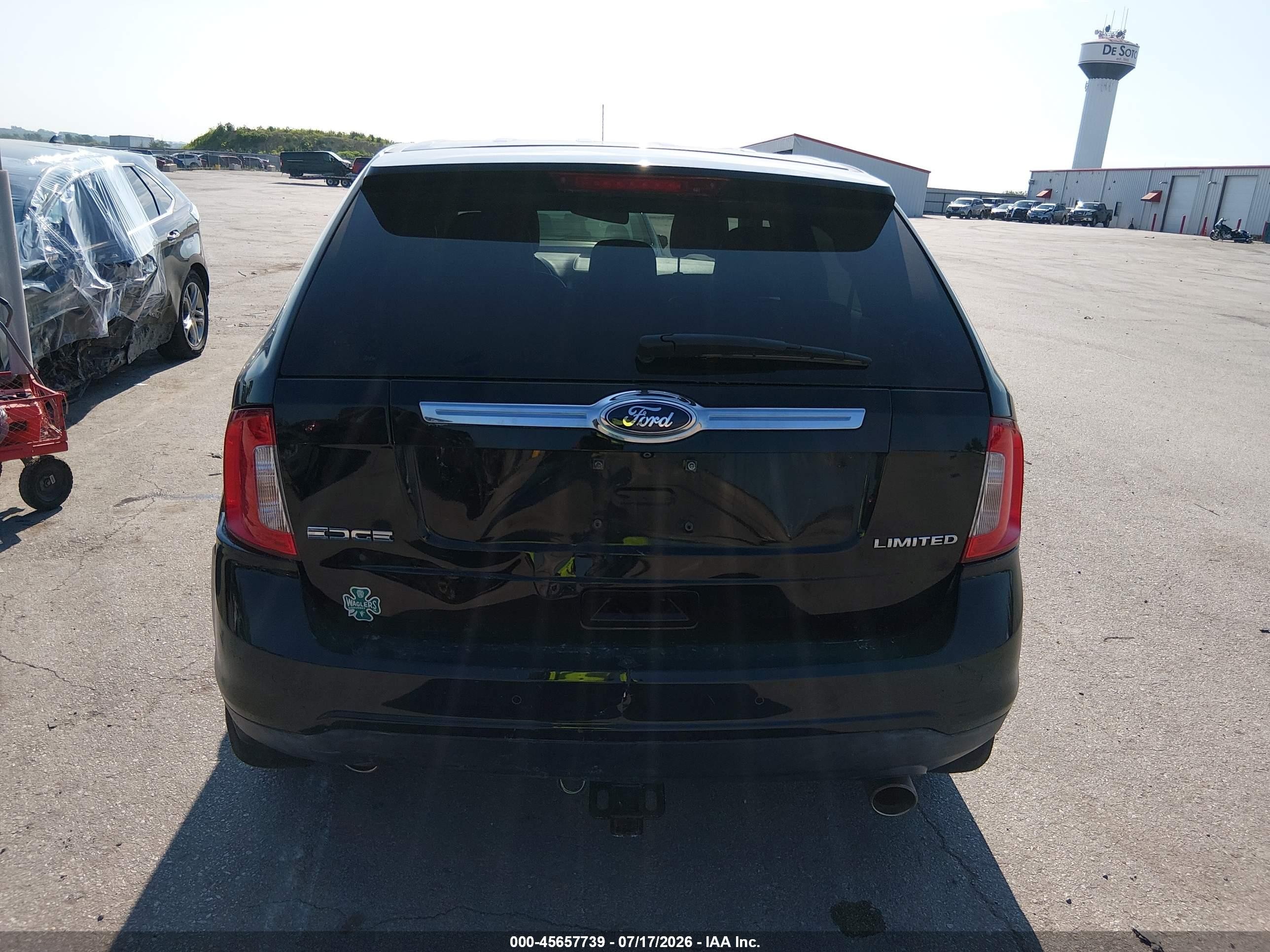 2011 Ford Edge Limited Black vin: 2FMDK3KC1BBB53827