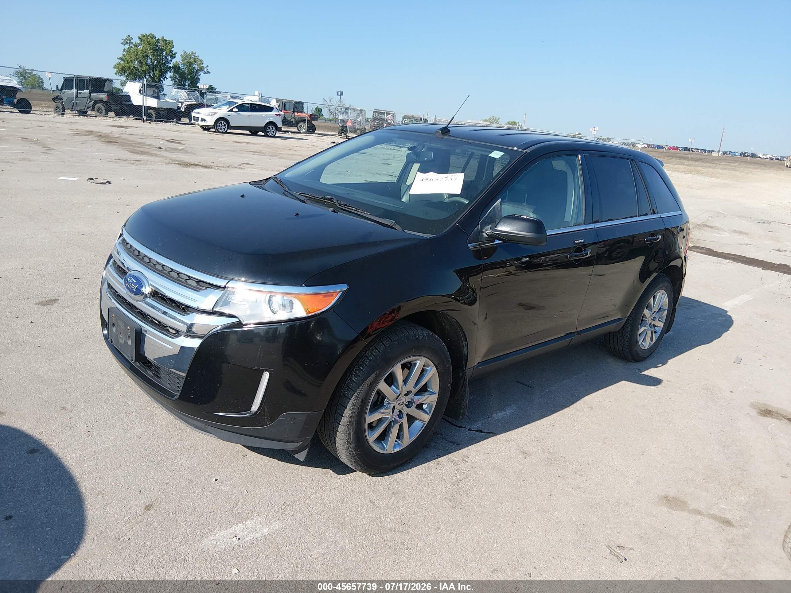 2011 Ford Edge Limited Black vin: 2FMDK3KC1BBB53827
