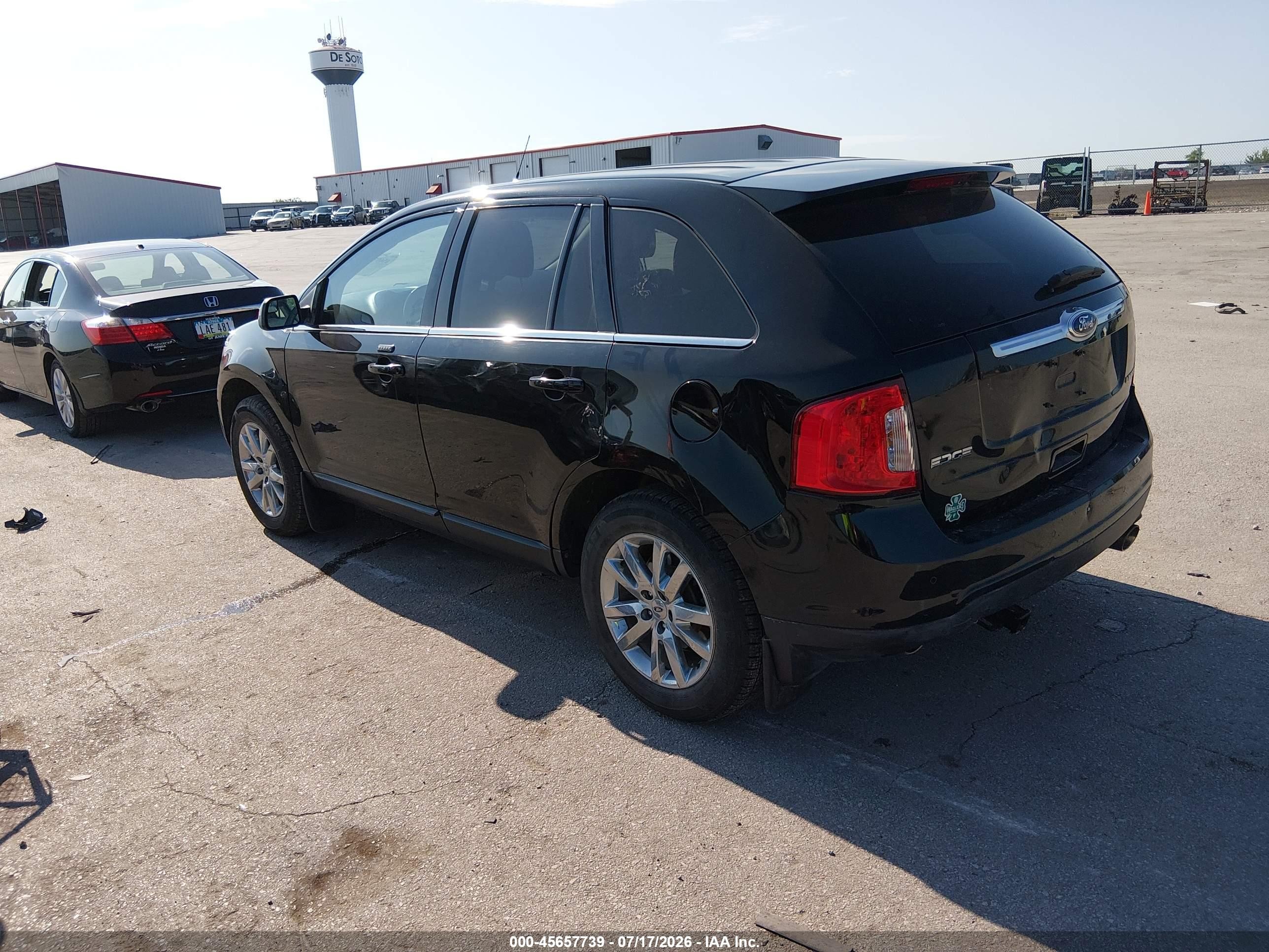 2011 Ford Edge Limited Black vin: 2FMDK3KC1BBB53827