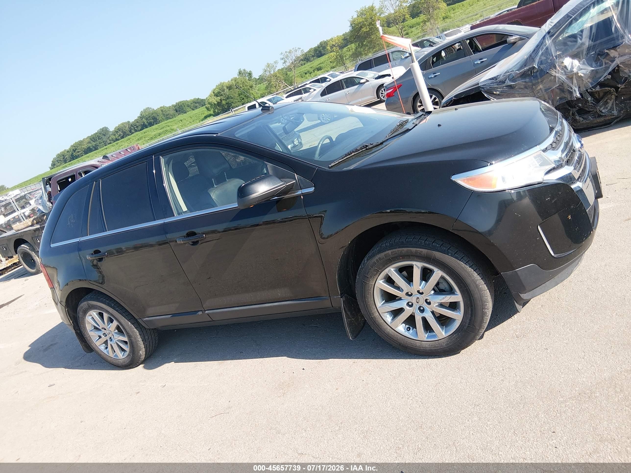 2011 Ford Edge Limited Black vin: 2FMDK3KC1BBB53827