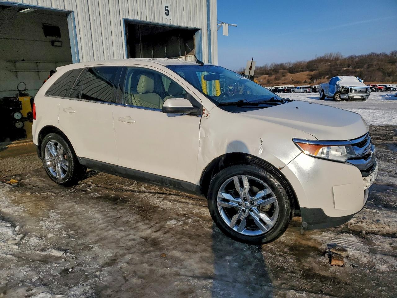 2011 Ford Edge Limited White vin: 2FMDK3KC1BBB65573