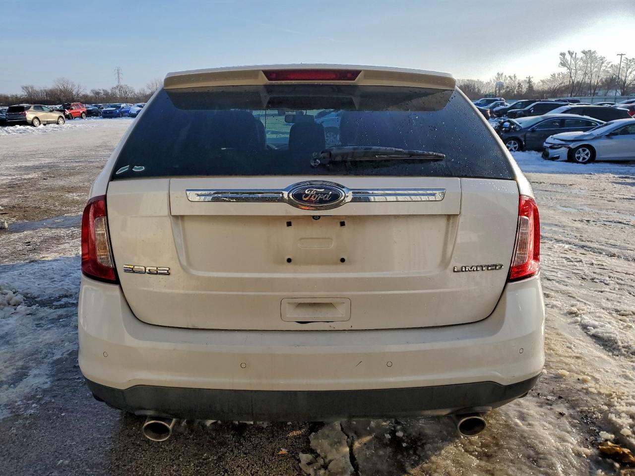 2011 Ford Edge Limited White vin: 2FMDK3KC1BBB65573