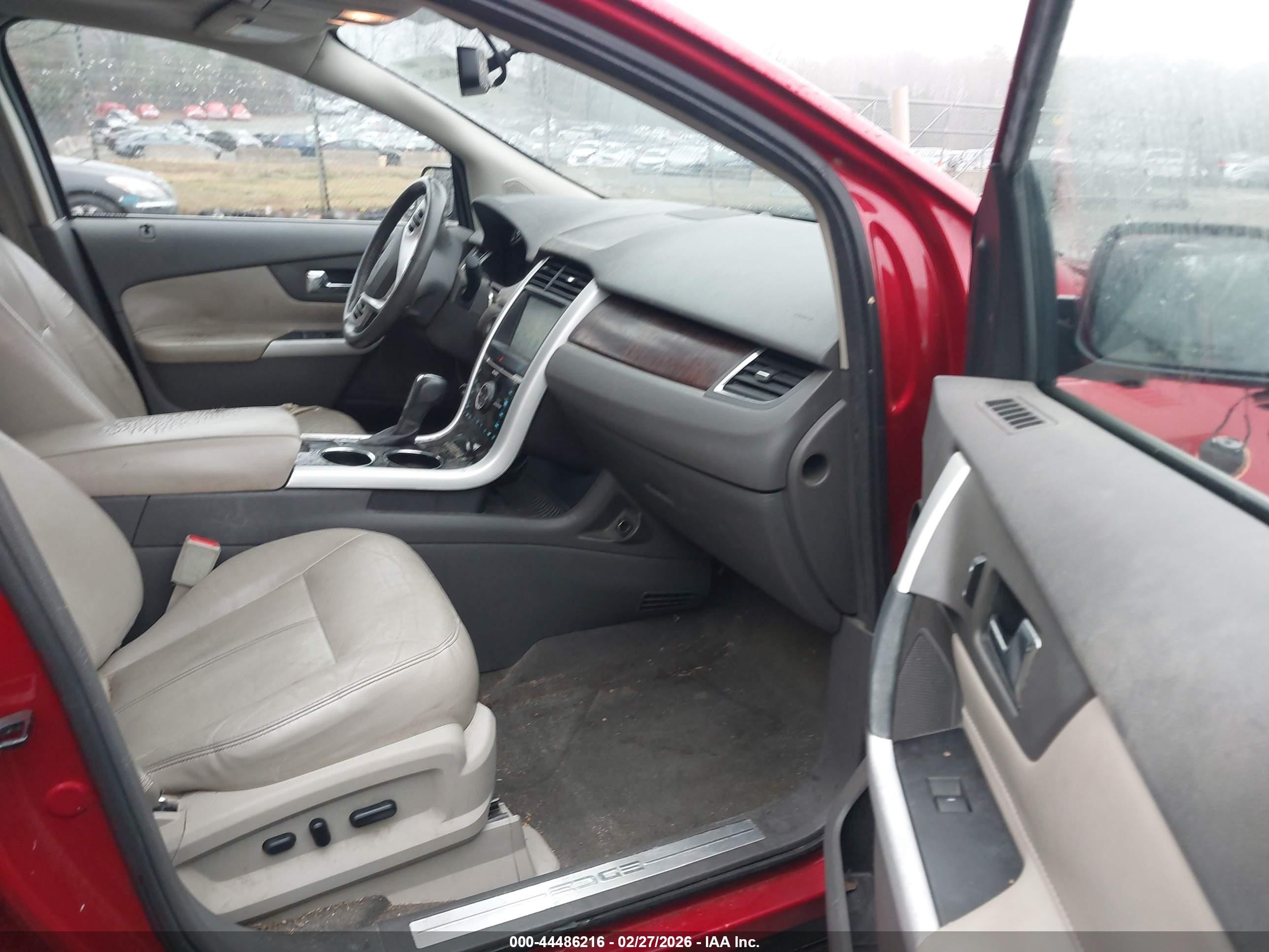 2012 Ford Edge Limited Red vin: 2FMDK3KC1CBA40008
