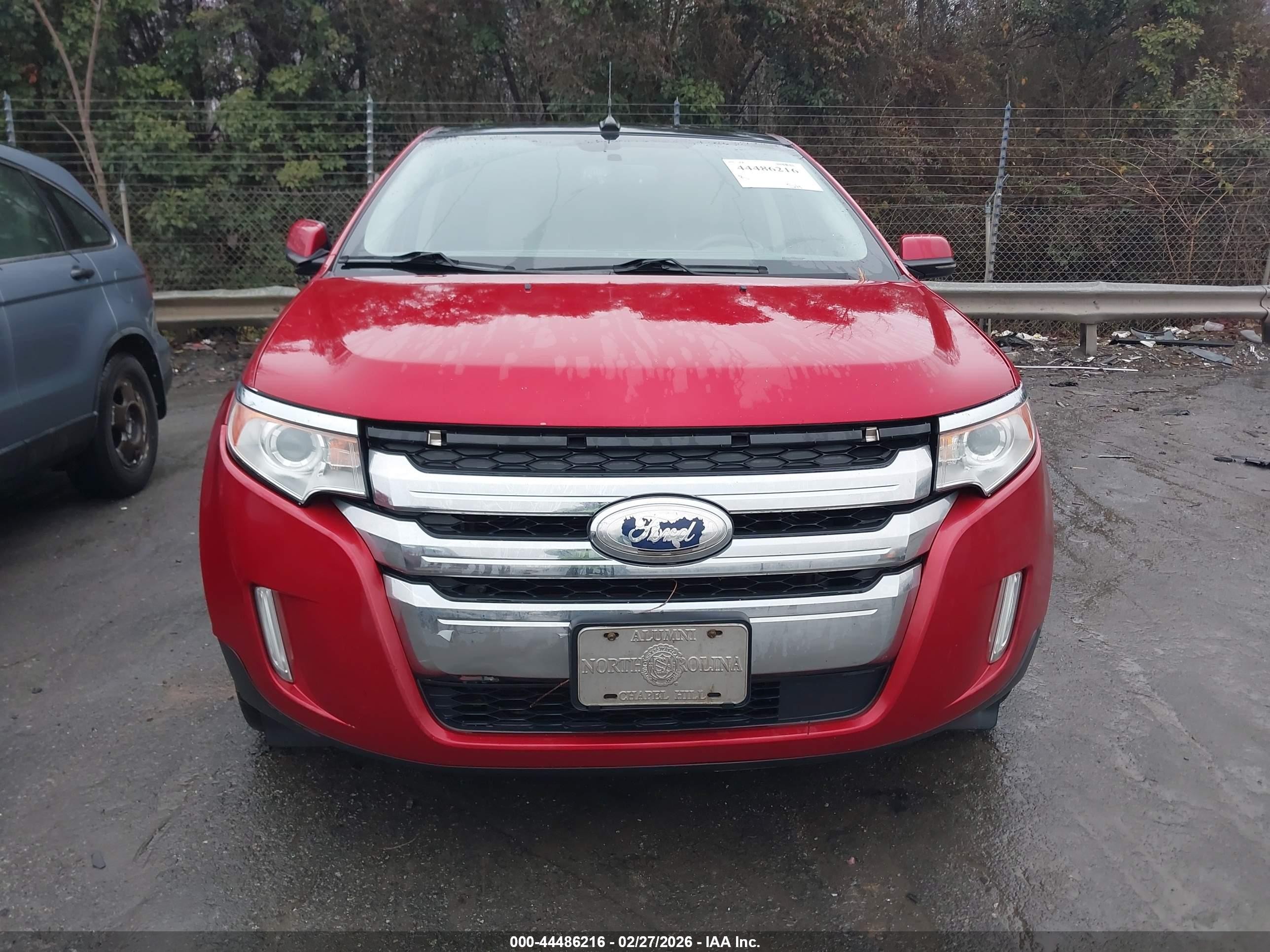 2012 Ford Edge Limited Red vin: 2FMDK3KC1CBA40008
