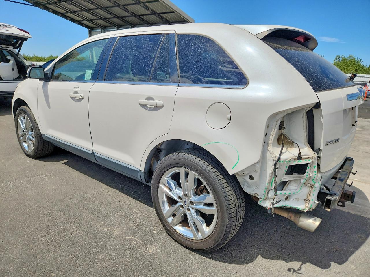 2012 Ford Edge Limited White vin: 2FMDK3KC1CBA73185