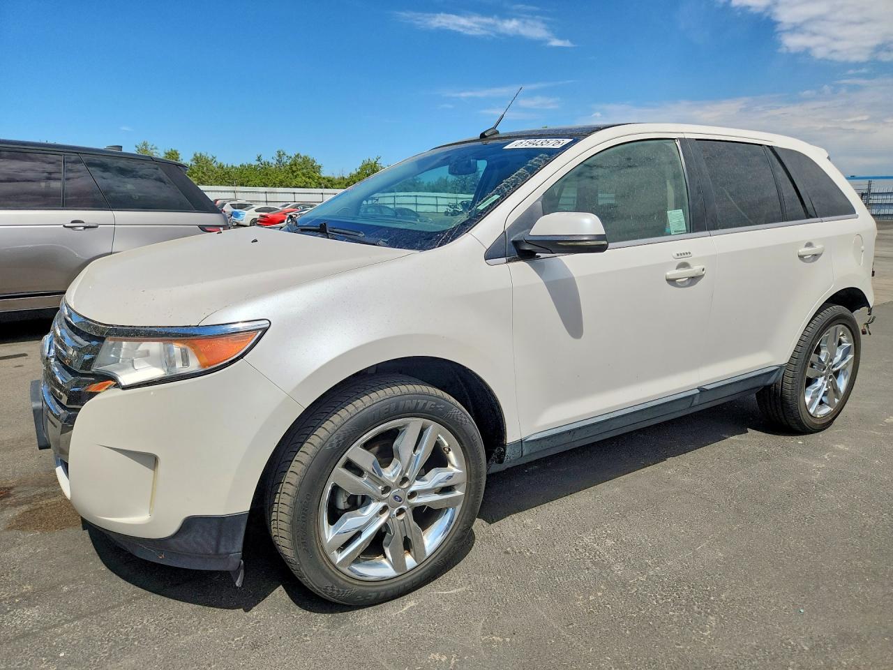 2012 Ford Edge Limited White vin: 2FMDK3KC1CBA73185