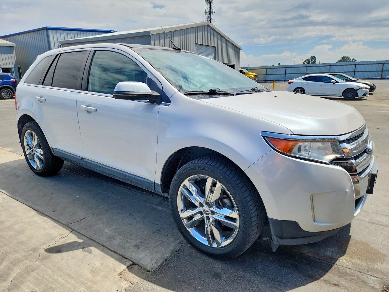 2012 Ford Edge Limited White vin: 2FMDK3KC1CBA73185