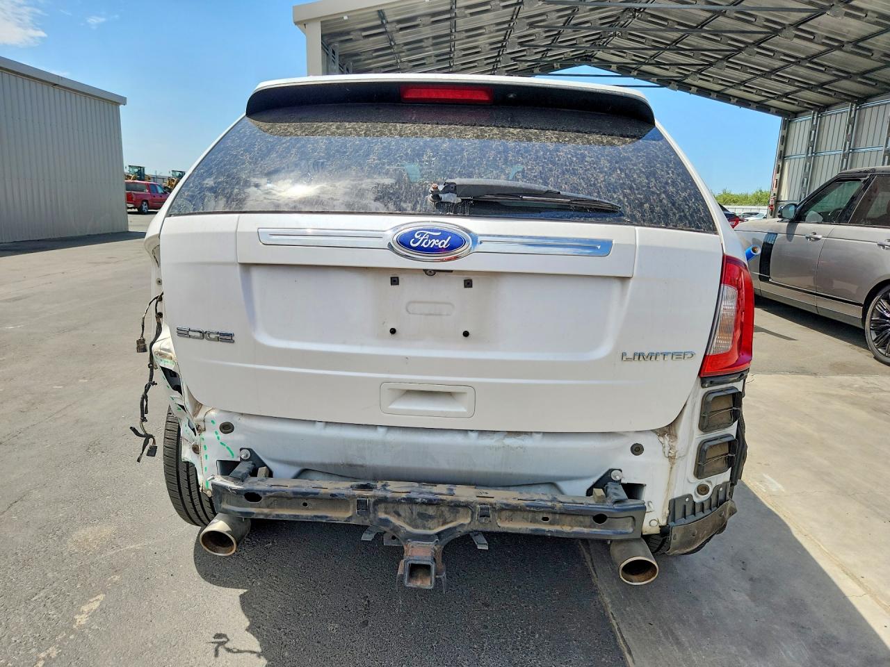 2012 Ford Edge Limited White vin: 2FMDK3KC1CBA73185