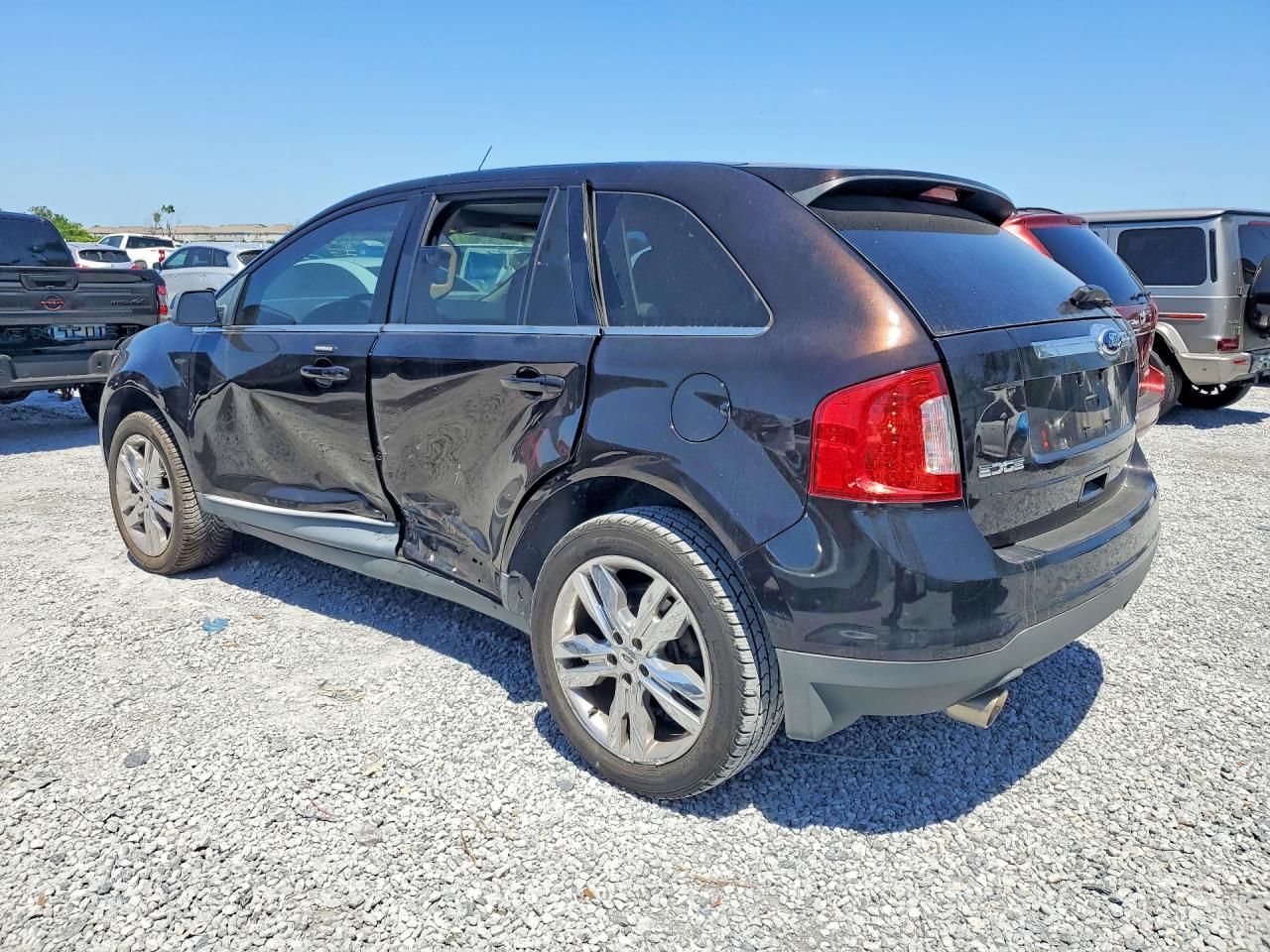 2013 Ford Edge Limited Brown vin: 2FMDK3KC1DBA09584