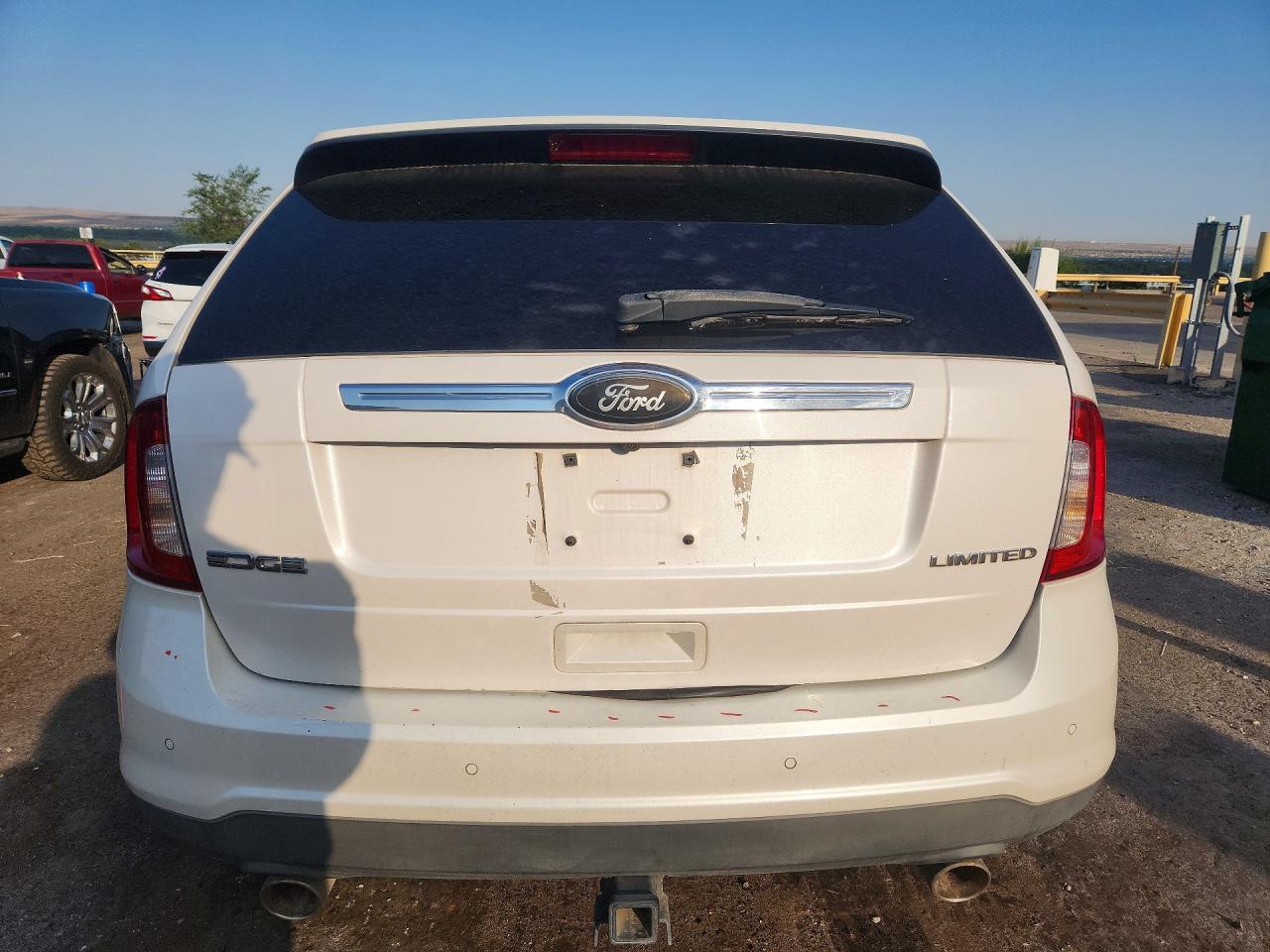 2013 Ford Edge Limited White vin: 2FMDK3KC1DBA13473