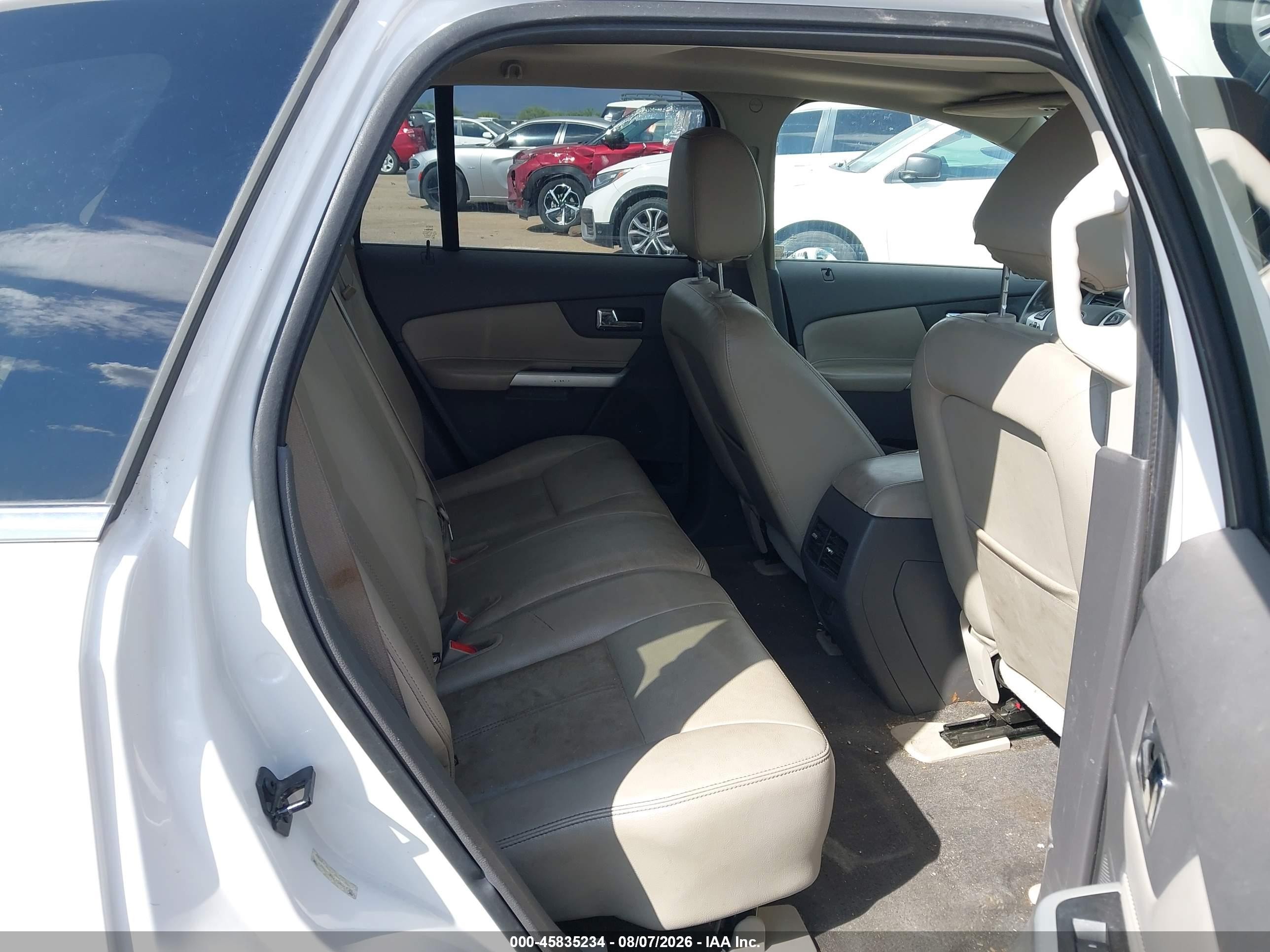 2013 Ford Edge Limited White vin: 2FMDK3KC1DBA36137