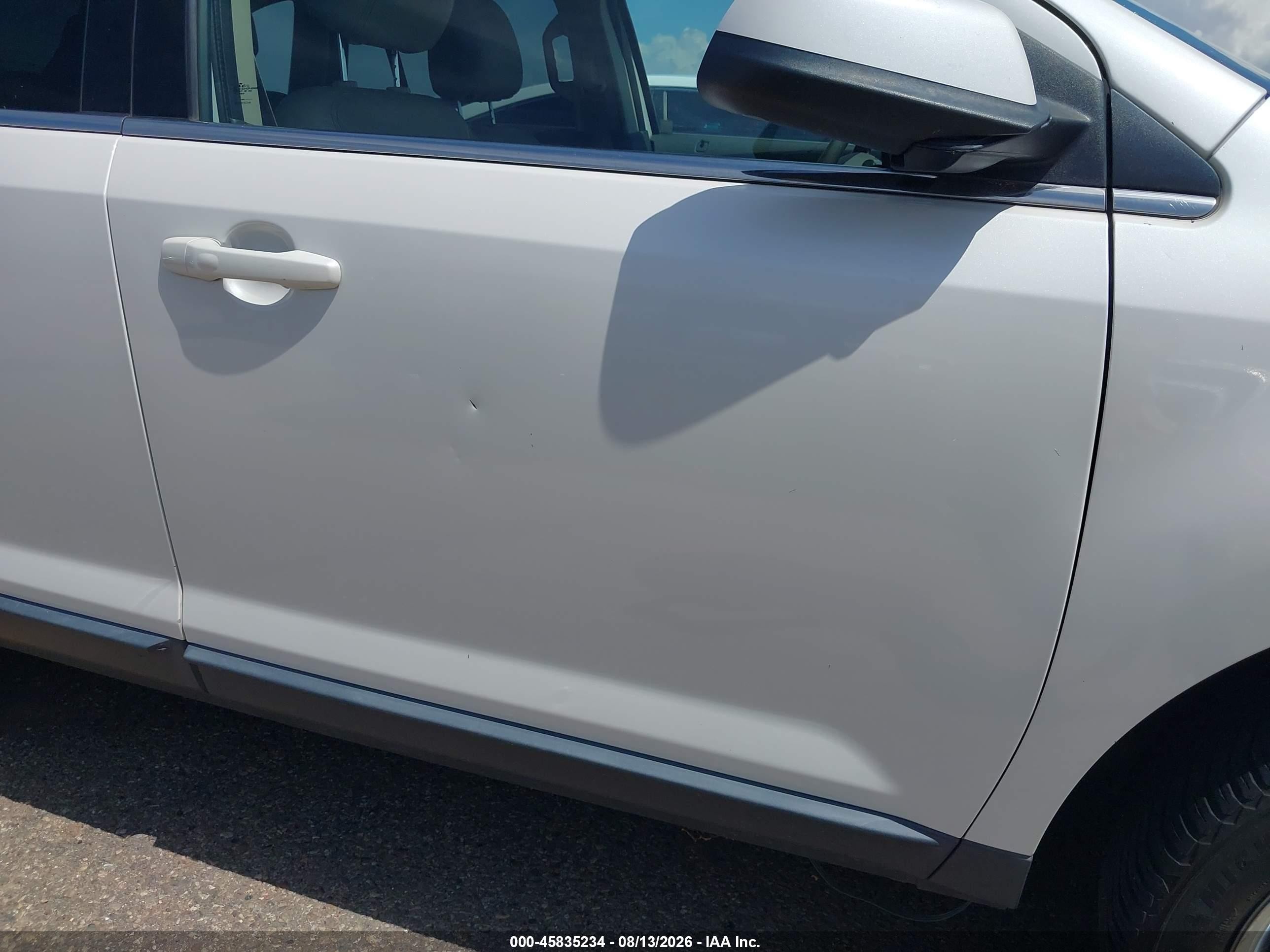 2013 Ford Edge Limited White vin: 2FMDK3KC1DBA36137