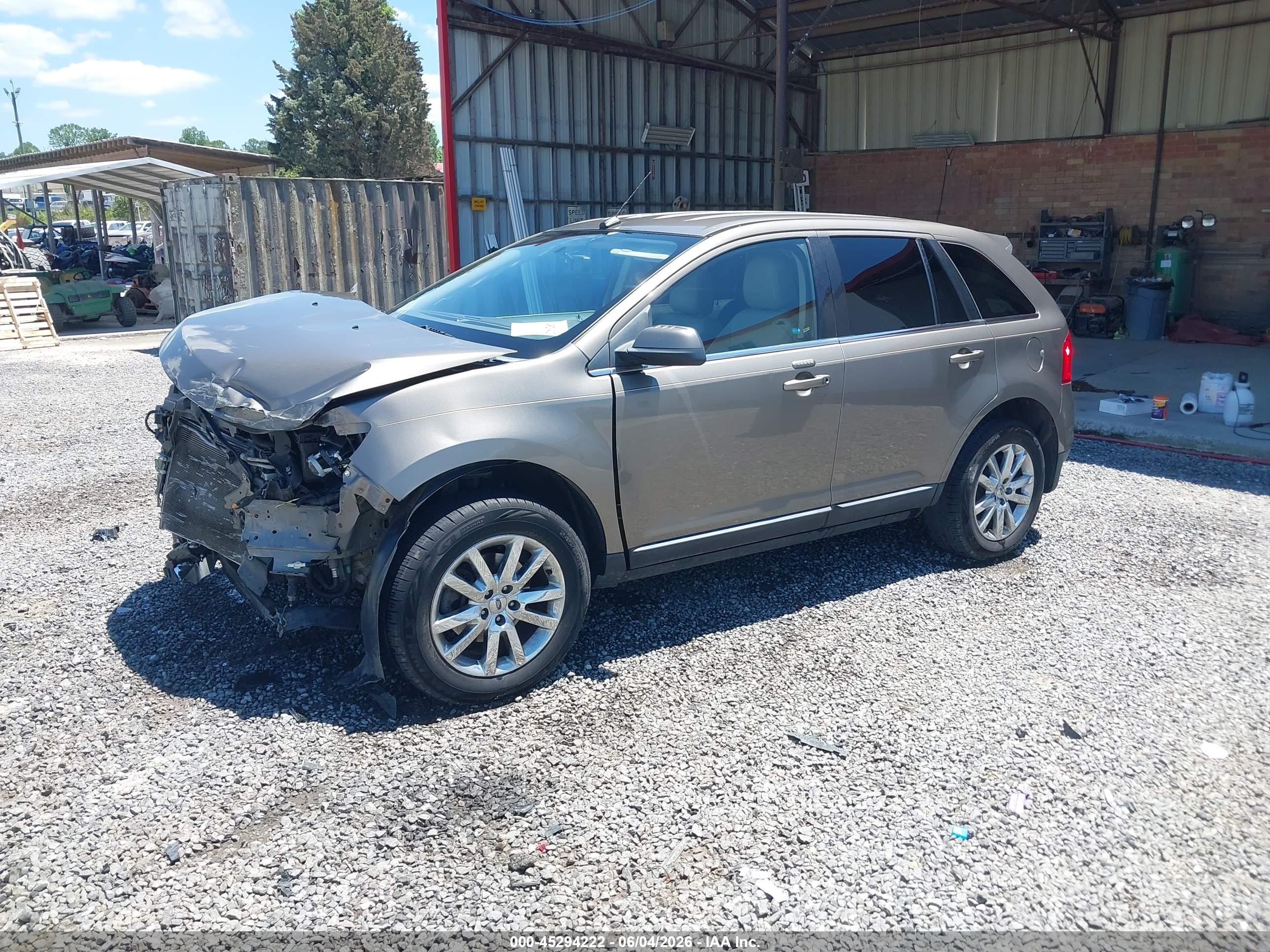 2013 Ford Edge Limited Champagne vin: 2FMDK3KC1DBA43430