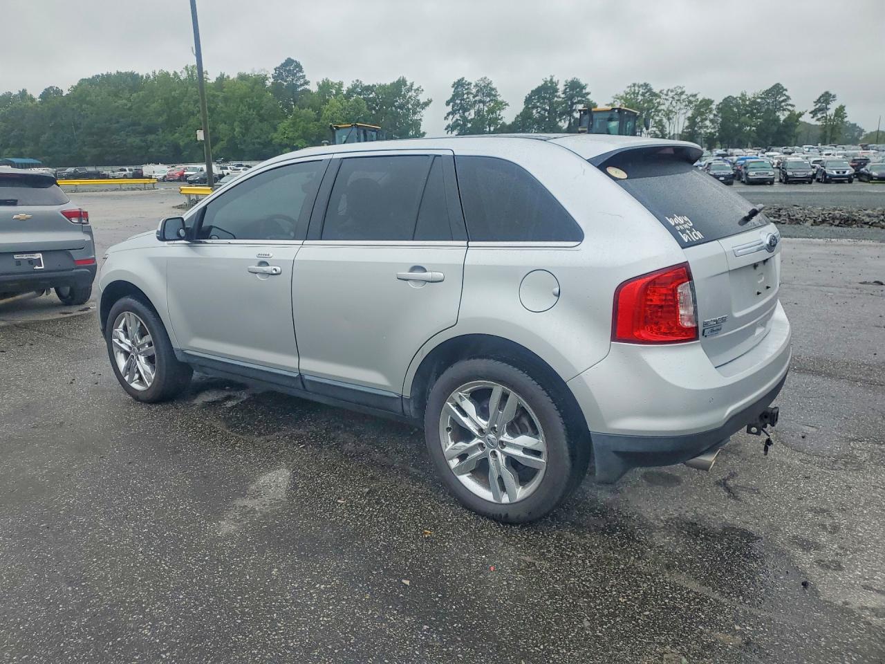 2013 Ford Edge Limited Silver vin: 2FMDK3KC1DBA73074