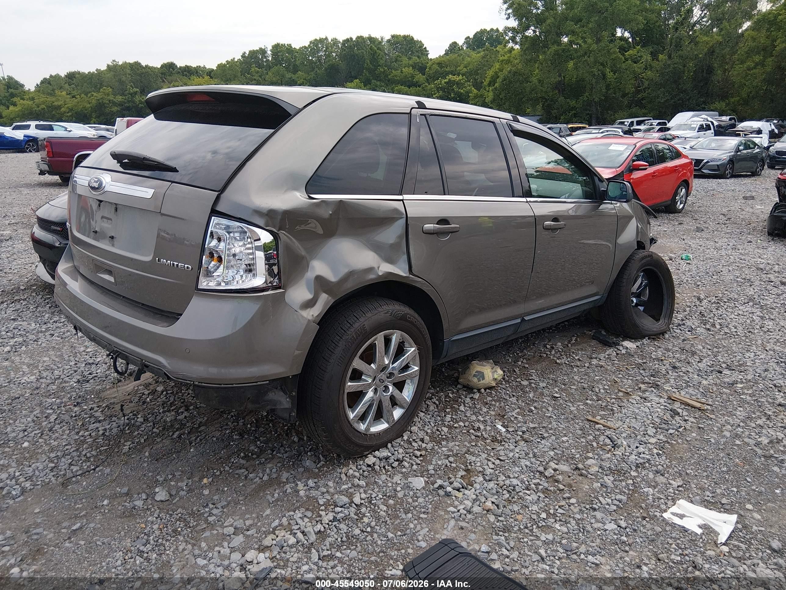 2013 Ford Edge Limited Gray vin: 2FMDK3KC1DBB02718