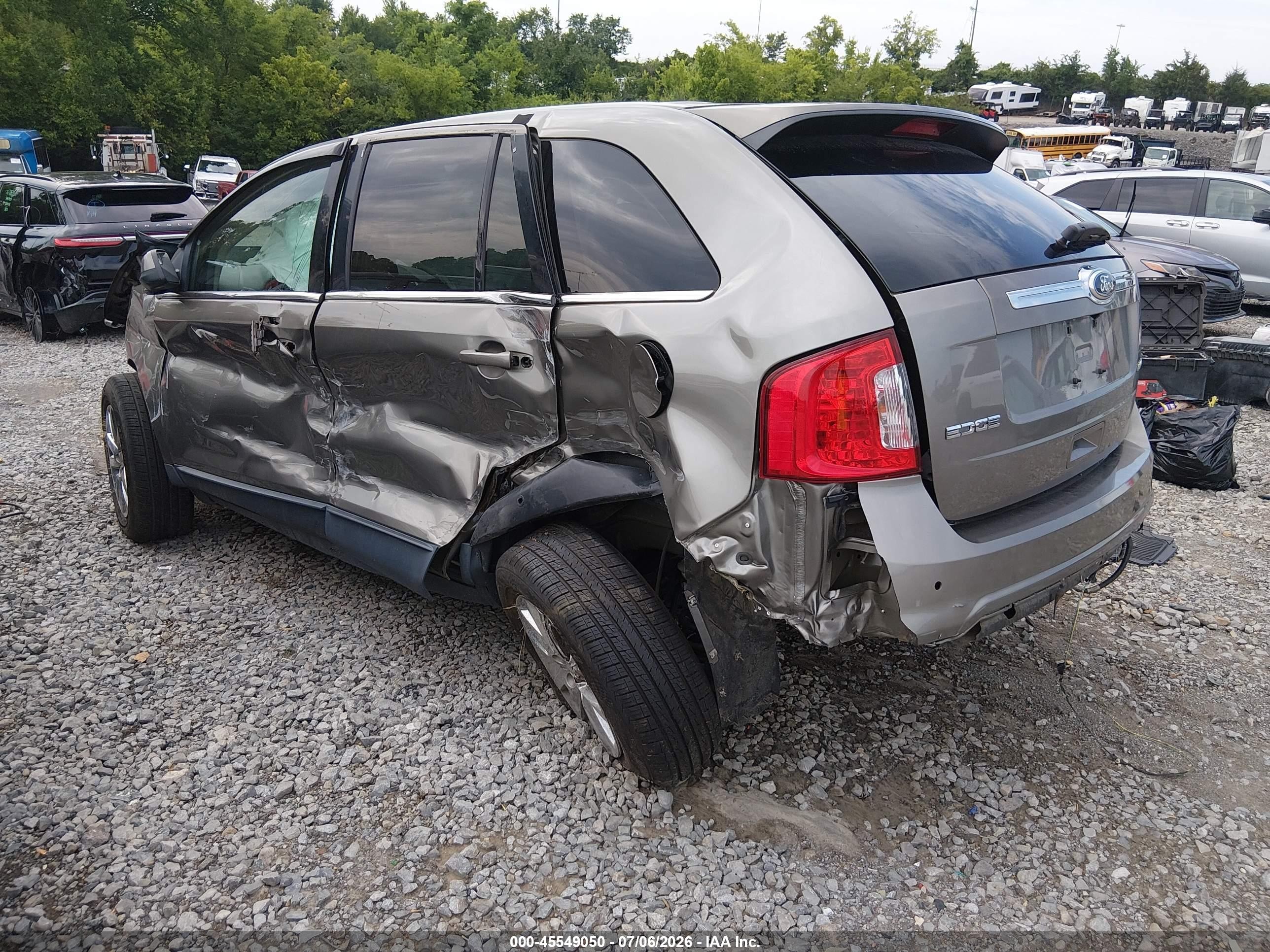 2013 Ford Edge Limited Gray vin: 2FMDK3KC1DBB02718