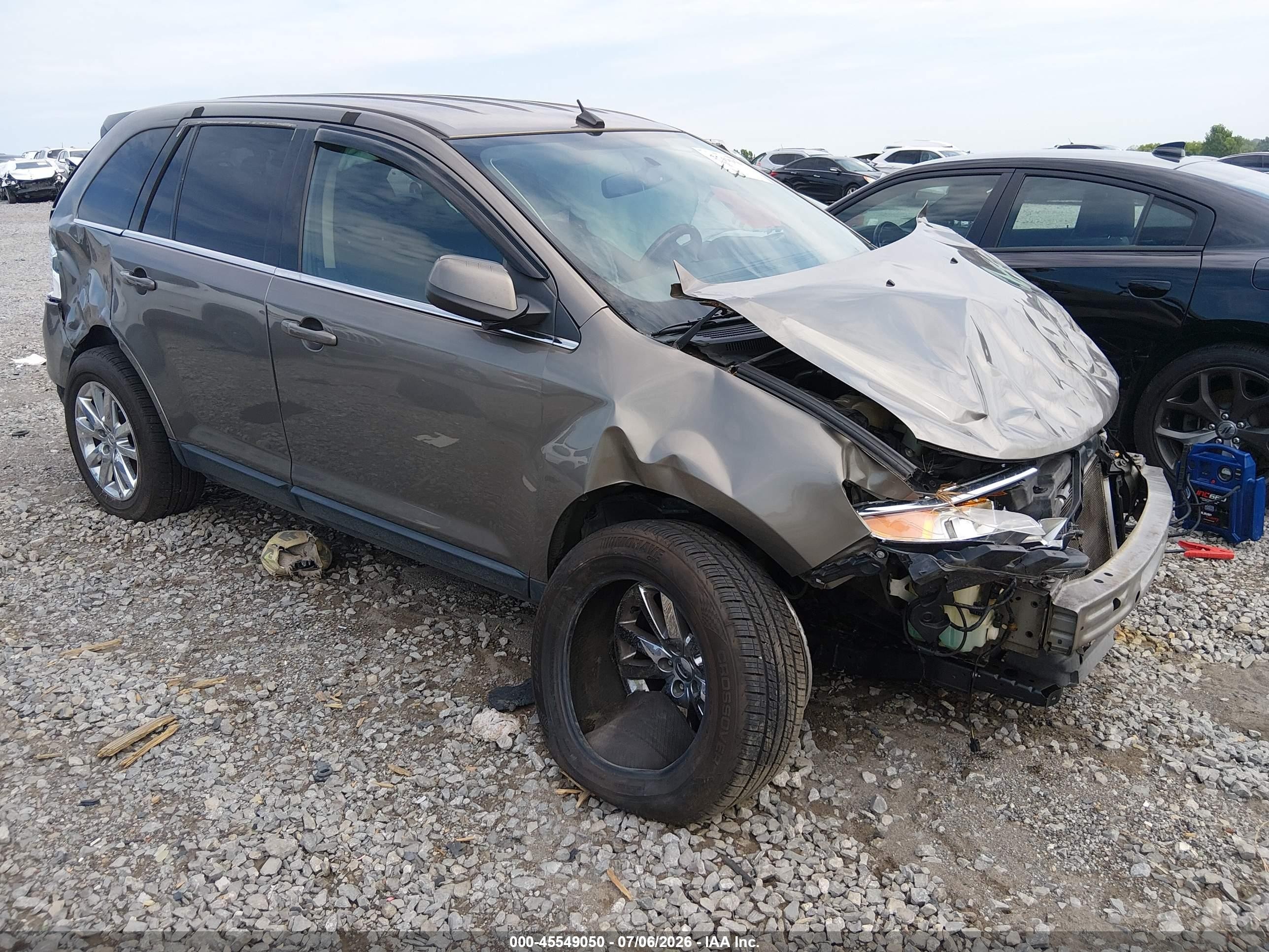 2013 Ford Edge Limited Gray vin: 2FMDK3KC1DBB02718