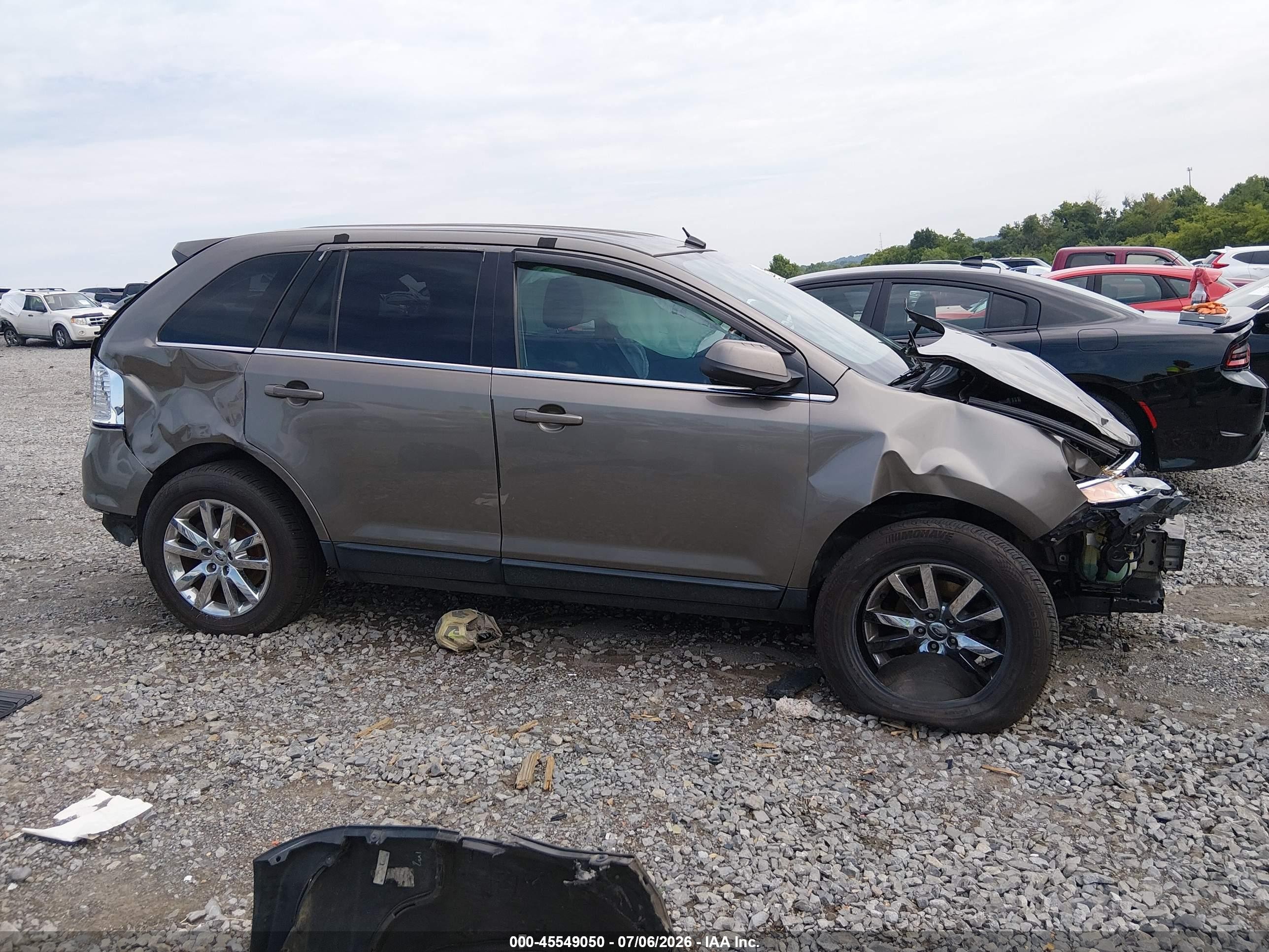 2013 Ford Edge Limited Gray vin: 2FMDK3KC1DBB02718