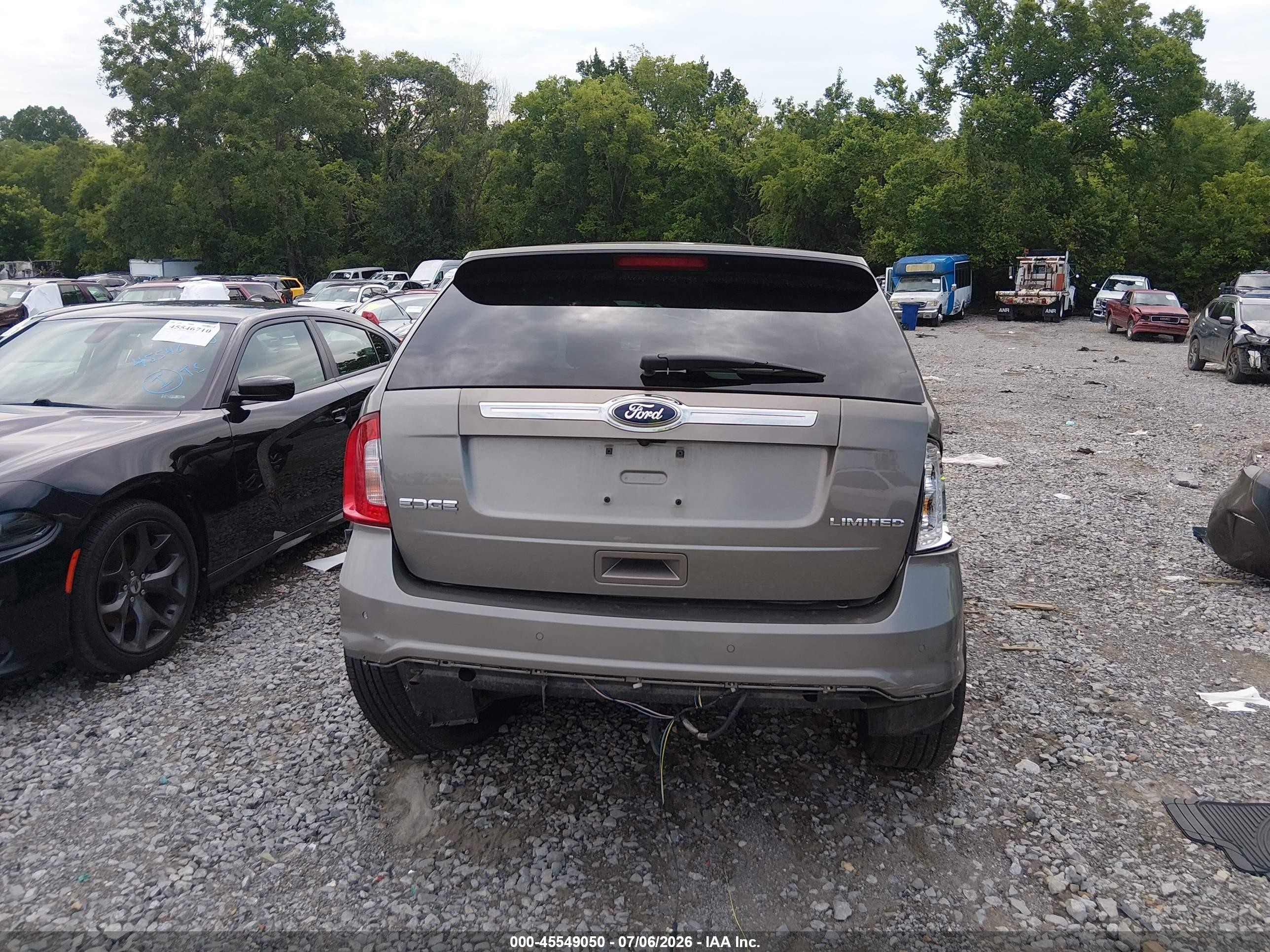 2013 Ford Edge Limited Gray vin: 2FMDK3KC1DBB02718