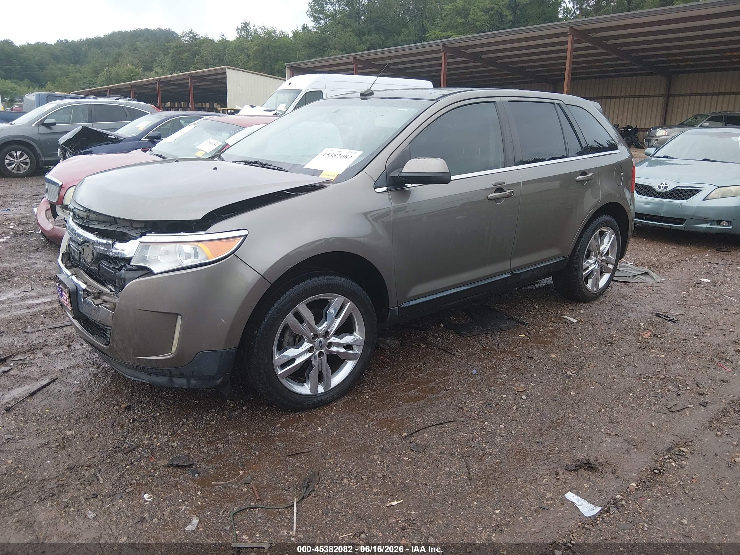 2013 Ford Edge Limited Brown vin: 2FMDK3KC1DBB49974